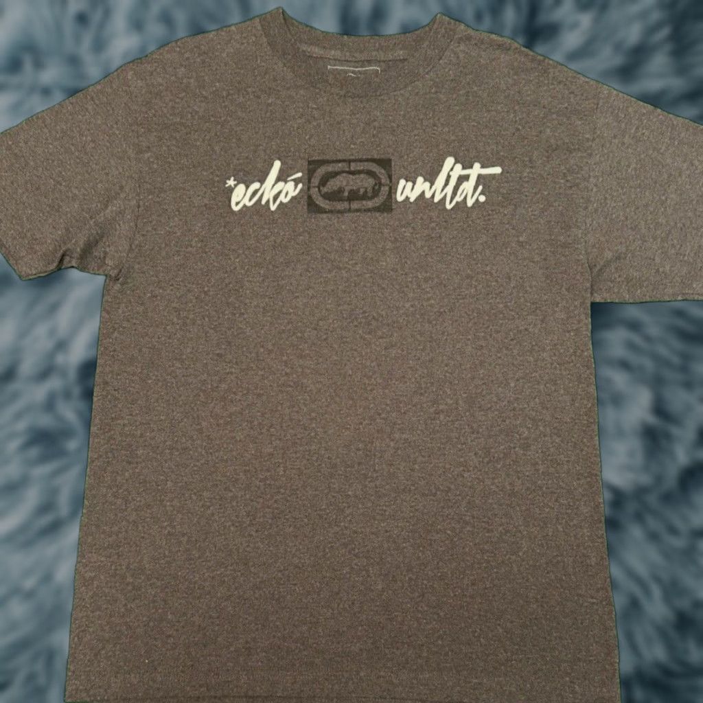 Ecko Unltd. VINTAGE Ecko Unltd Shirt Mens Large Gray Y2k 90s Classic Logo Hip Hop Grunge Skater Punk Size US L / EU 52-54 / 3 - 1 Thumbnail