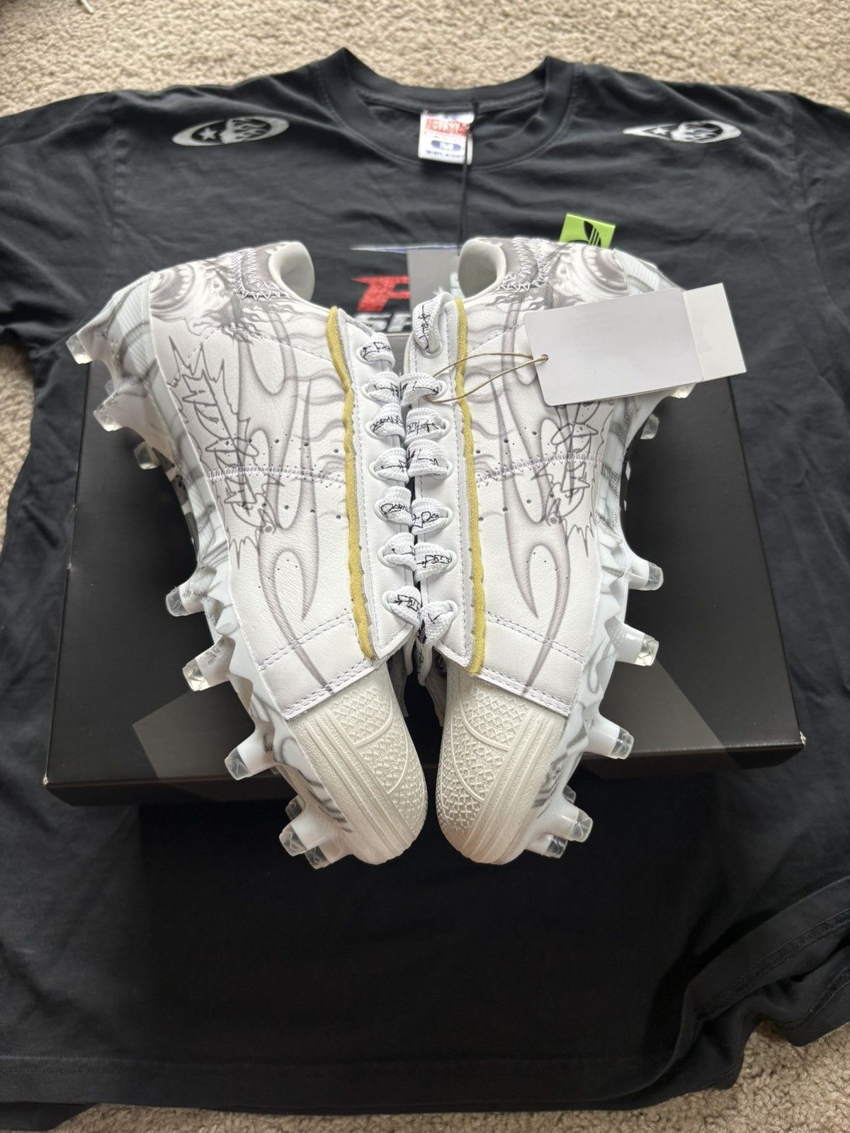 HELLSTAR Hellstar x adidas superstar cleats Size US 9 / EU 42 - 3 Thumbnail