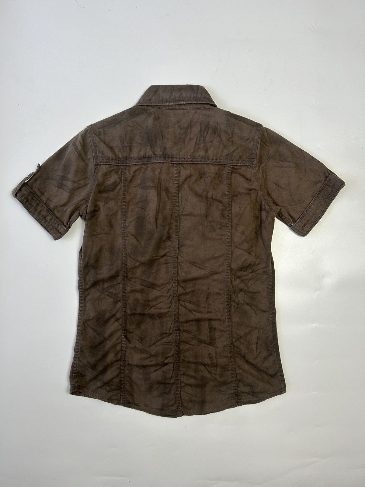 Hysteric Glamour × Japanese Brand HYSTERIC GLAMOUR BROWN BUTTON UP SHIRT Size US S / EU 44-46 / 1 - 4 Thumbnail