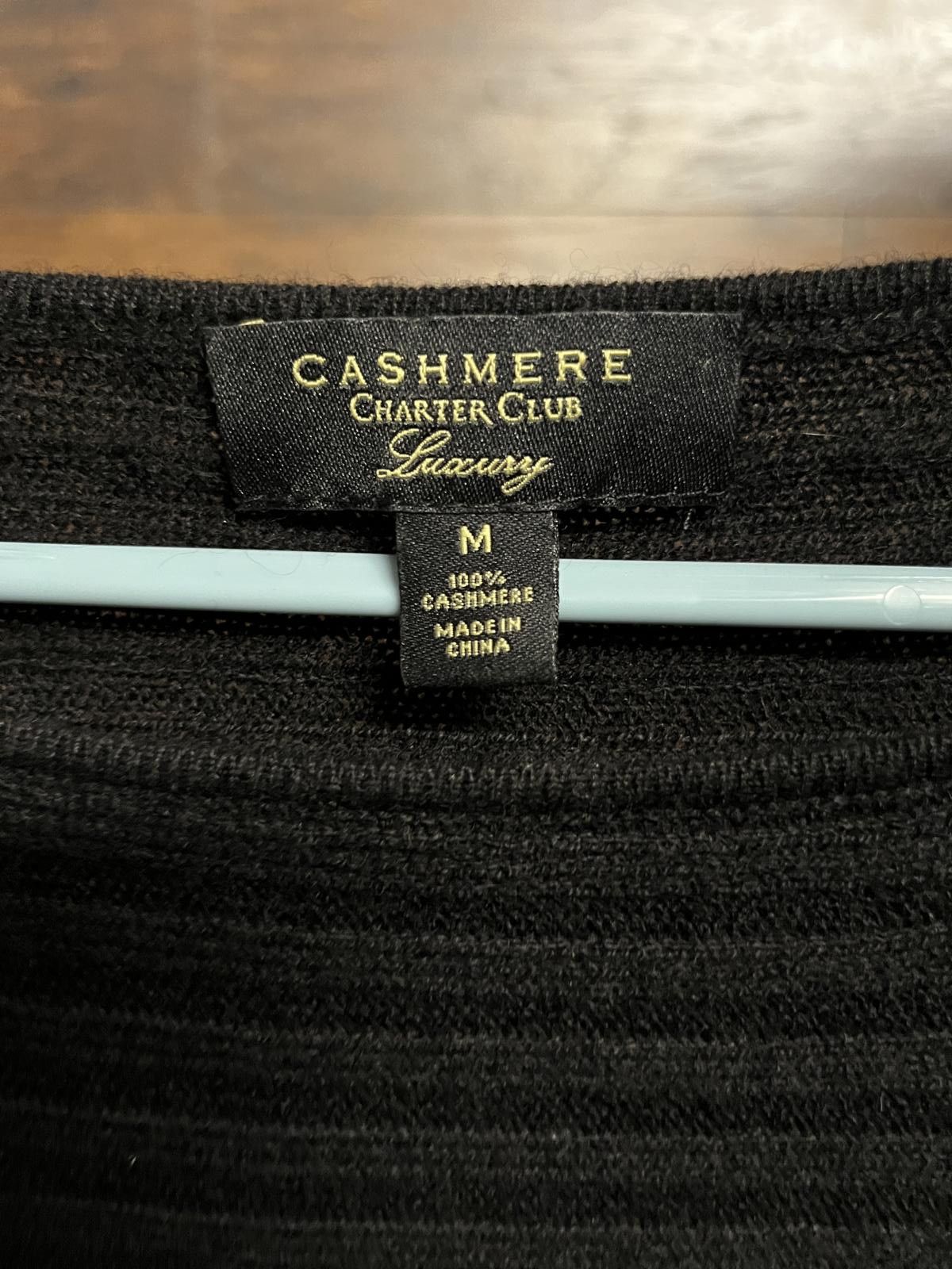 Designer Cashmere Charter Club Luxury - Ribbed Sweater Woman's M Size M / US 6-8 / IT 42-44 - 2 Thumbnail
