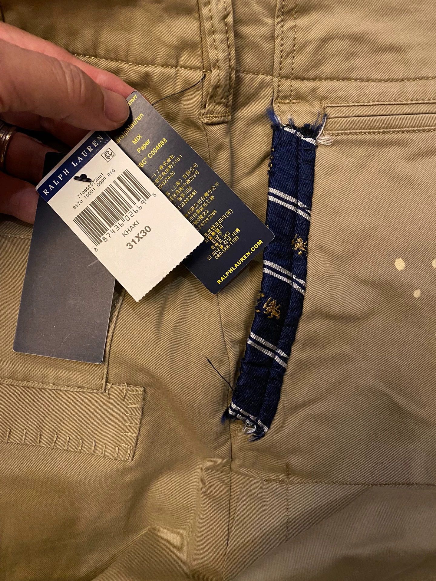RRL Ralph Lauren RRL Distressed Patchwork Workwear Trousers 31x30 Size US 31 - 9 Thumbnail
