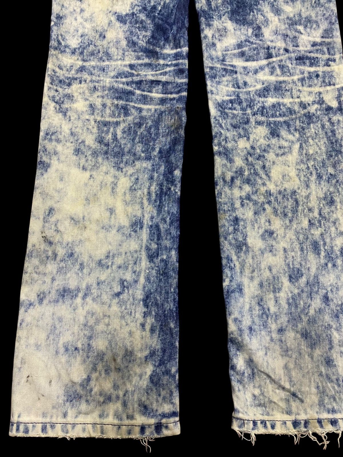 Other Vintage Japanese Brand Acid Wash Embroidered Distressed Jean Size US 33 - 9 Thumbnail