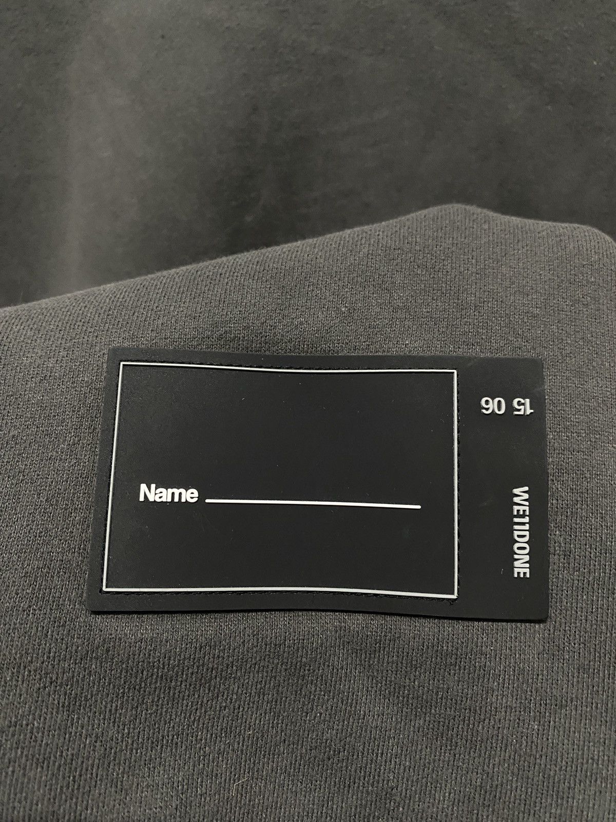 WE11DONE LIKE NEW - WELLDONE FONT SCRIPT MULTI LOGO BOXY FIT Size US XXL / EU 58 / 5 - 4 Thumbnail