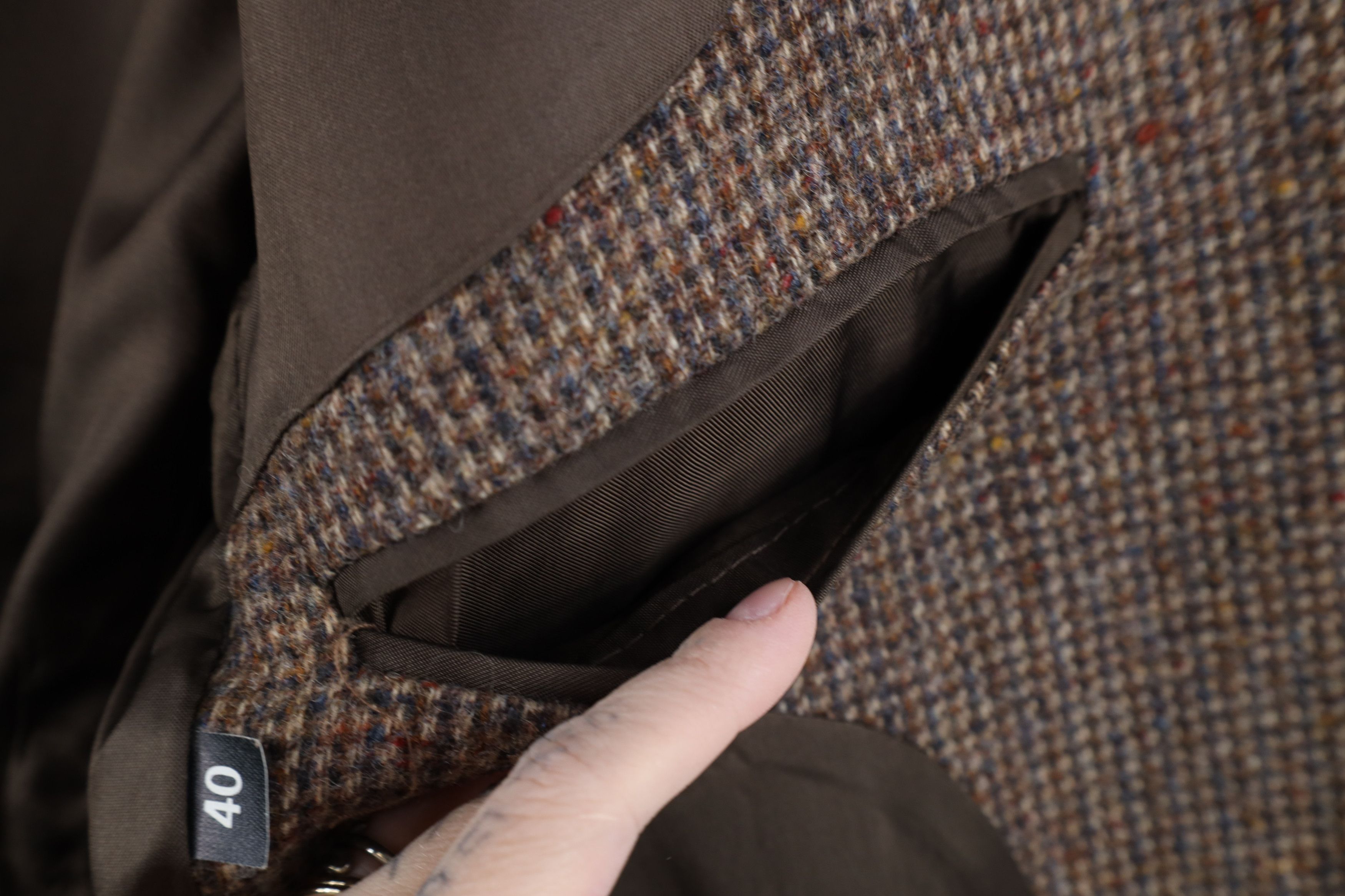 Vintage Vintage 70s Streetwear Tweed Suit Coat Blazer Jacket USA Size US L / EU 52-54 / 3 - 12 Thumbnail