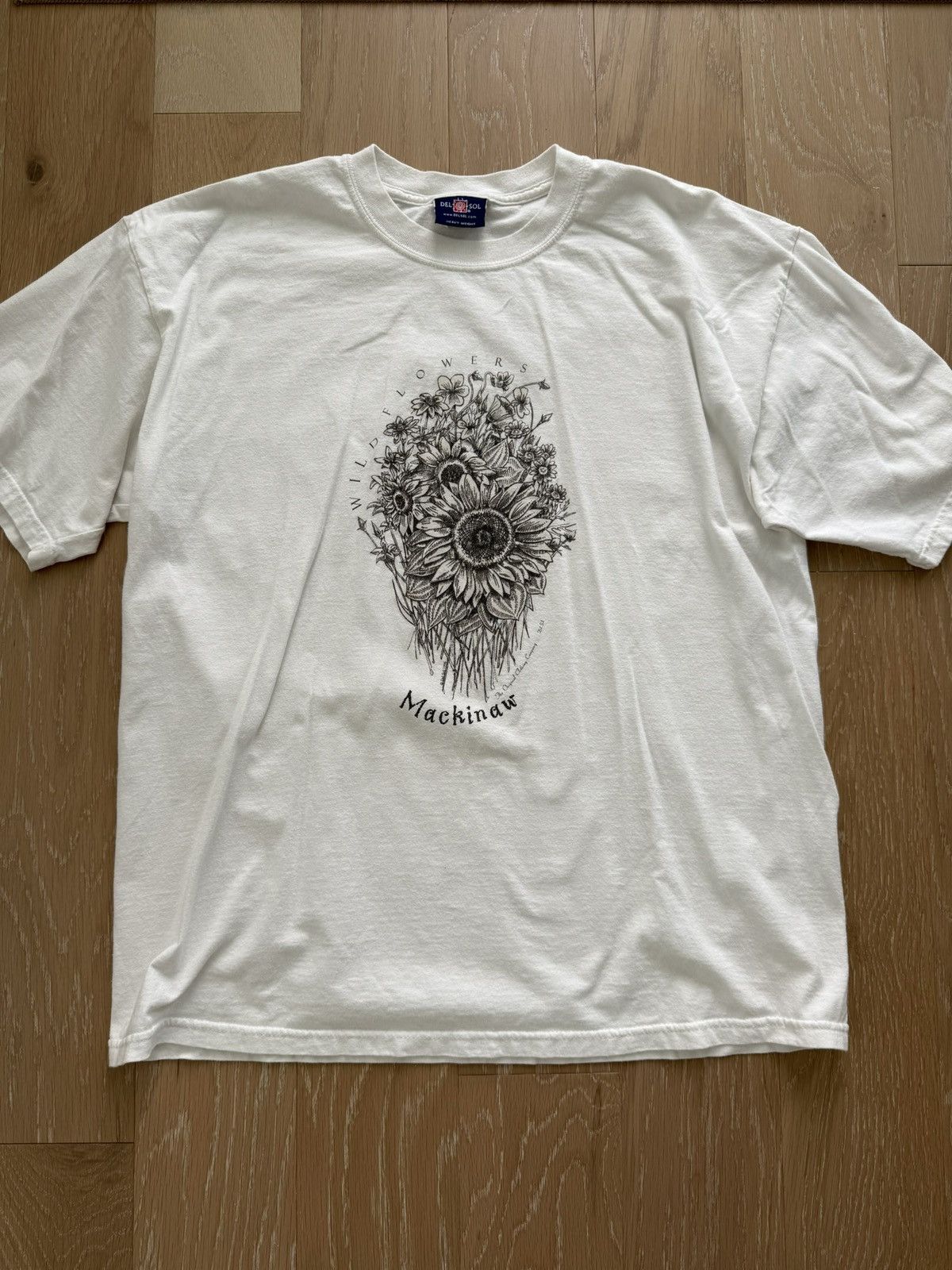 Other Vintage Wildflowers Mackinaw Michigan floral travel shirt Size XL / US 12-14 / IT 48-50 - 1 Thumbnail