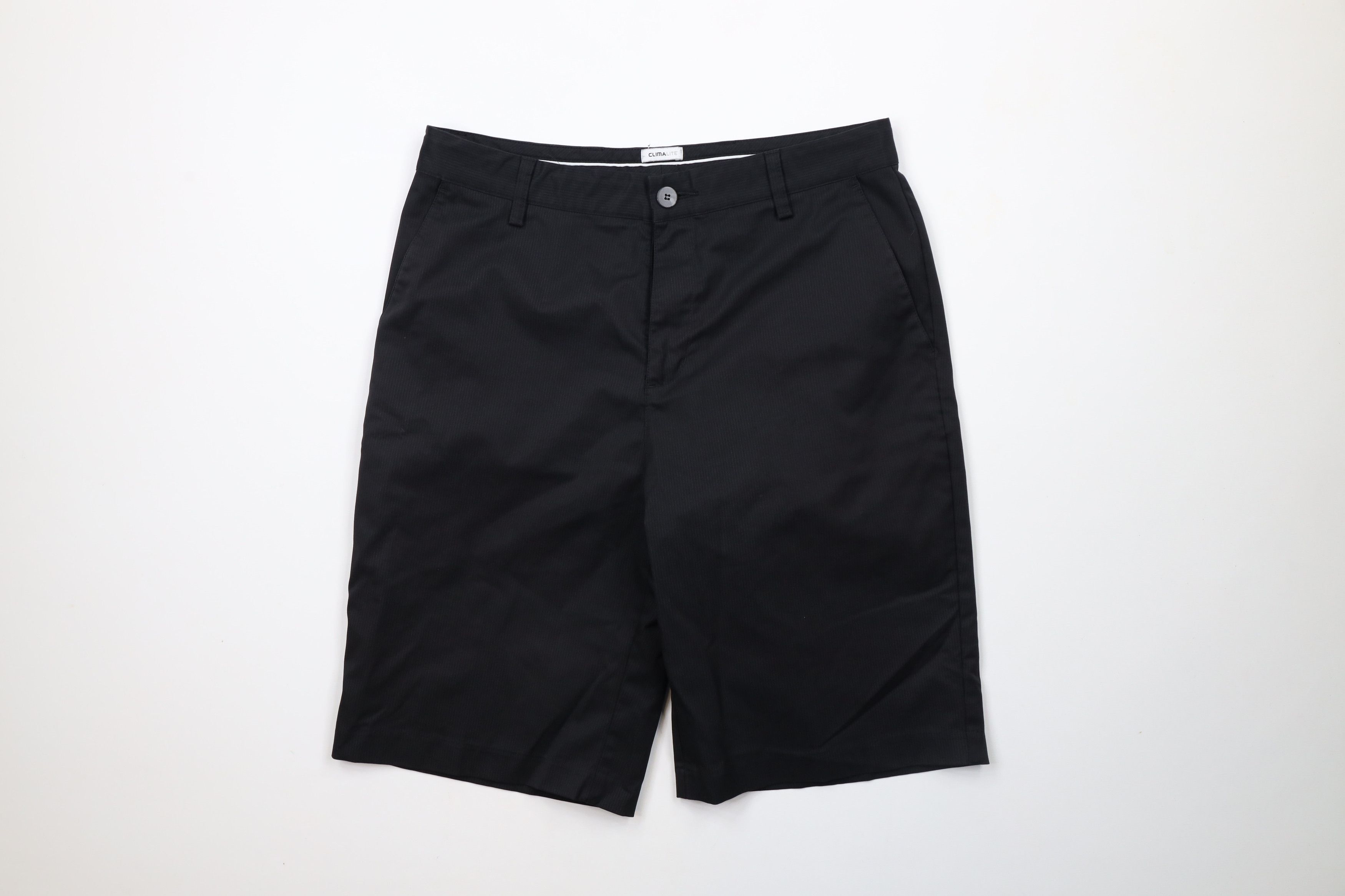 Adidas × Vintage Adidas Golf Spell Out Striped Golfing Chino Shorts Black Size US 30 / EU 46 - 1 Thumbnail