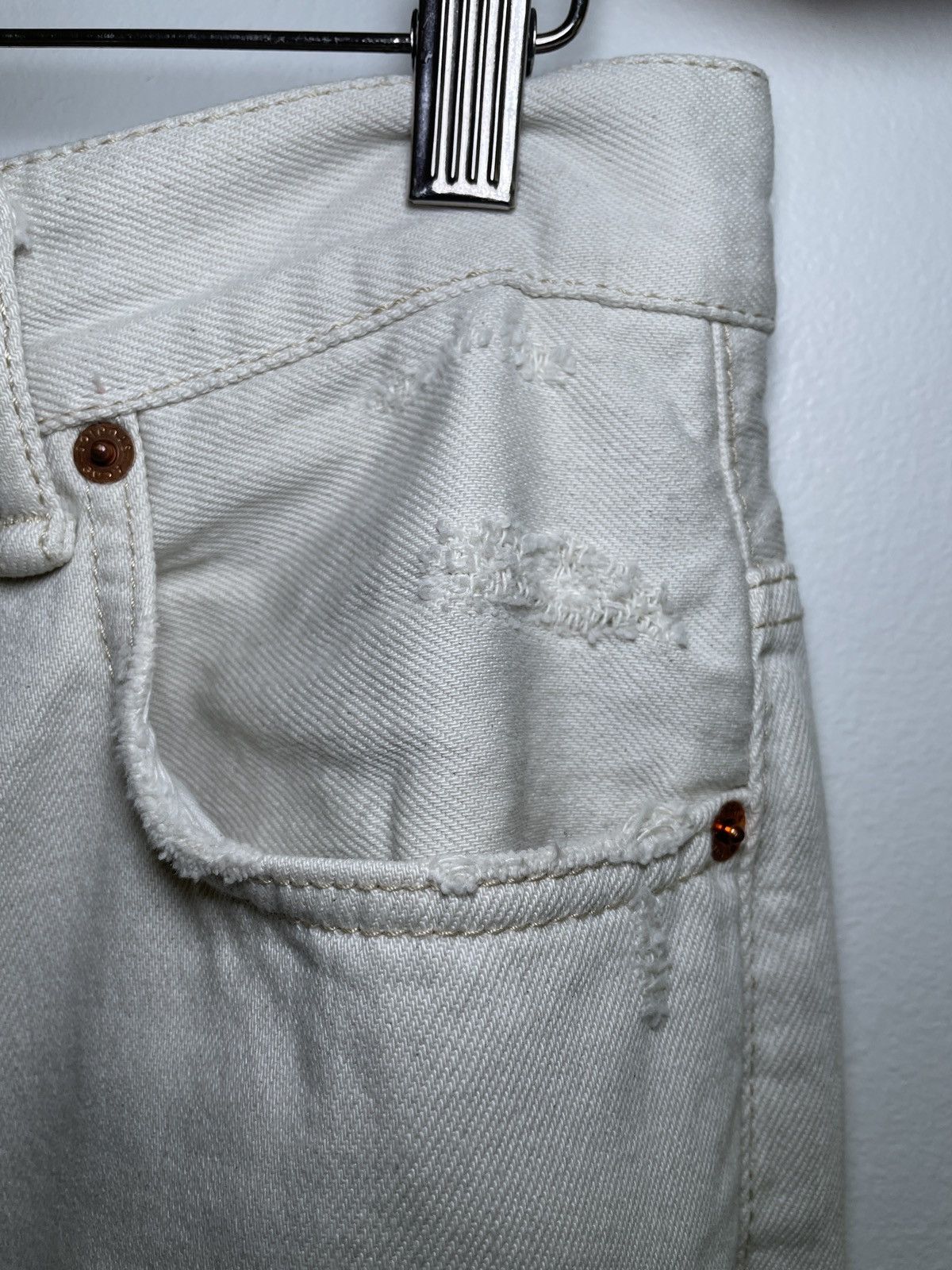 Acne Studios Acne Studios Distressed Jeans Size US 31 - 6 Thumbnail