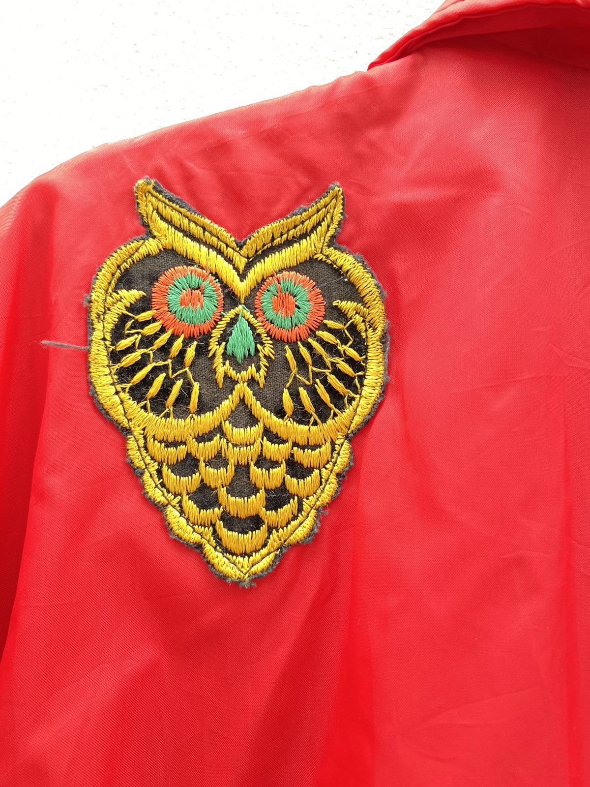 Vintage Vintage red nylon patch jacket Size US L / EU 52-54 / 3 - 16 Thumbnail