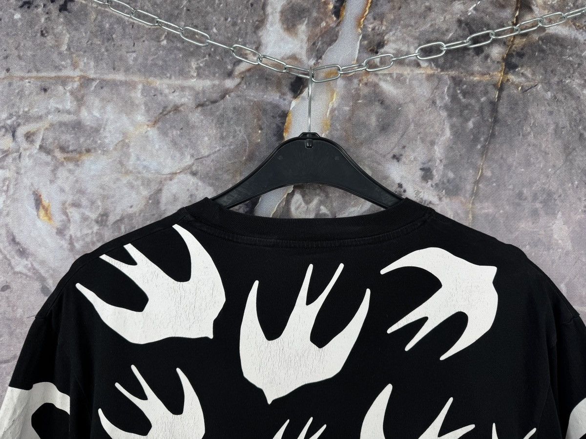 Alexander McQueen McQ Alexander McQueen Swallow Print T-Shirt Black White Size US M / EU 48-50 / 2 - 13 Thumbnail