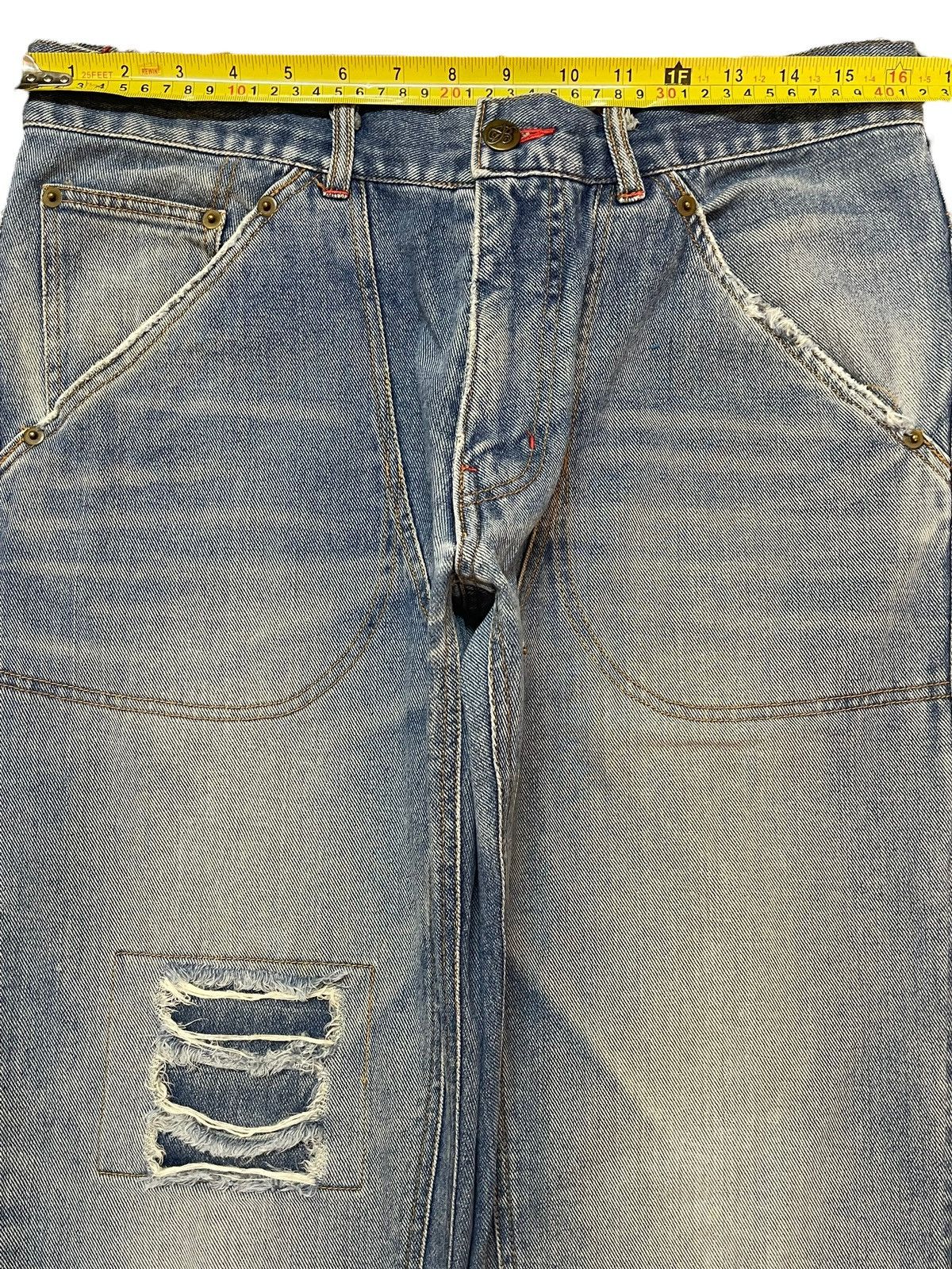 Fubu Vintage Japanese Brand Double Knee Style Faded Style Jeans Size US 32 / EU 48 - 13 Thumbnail