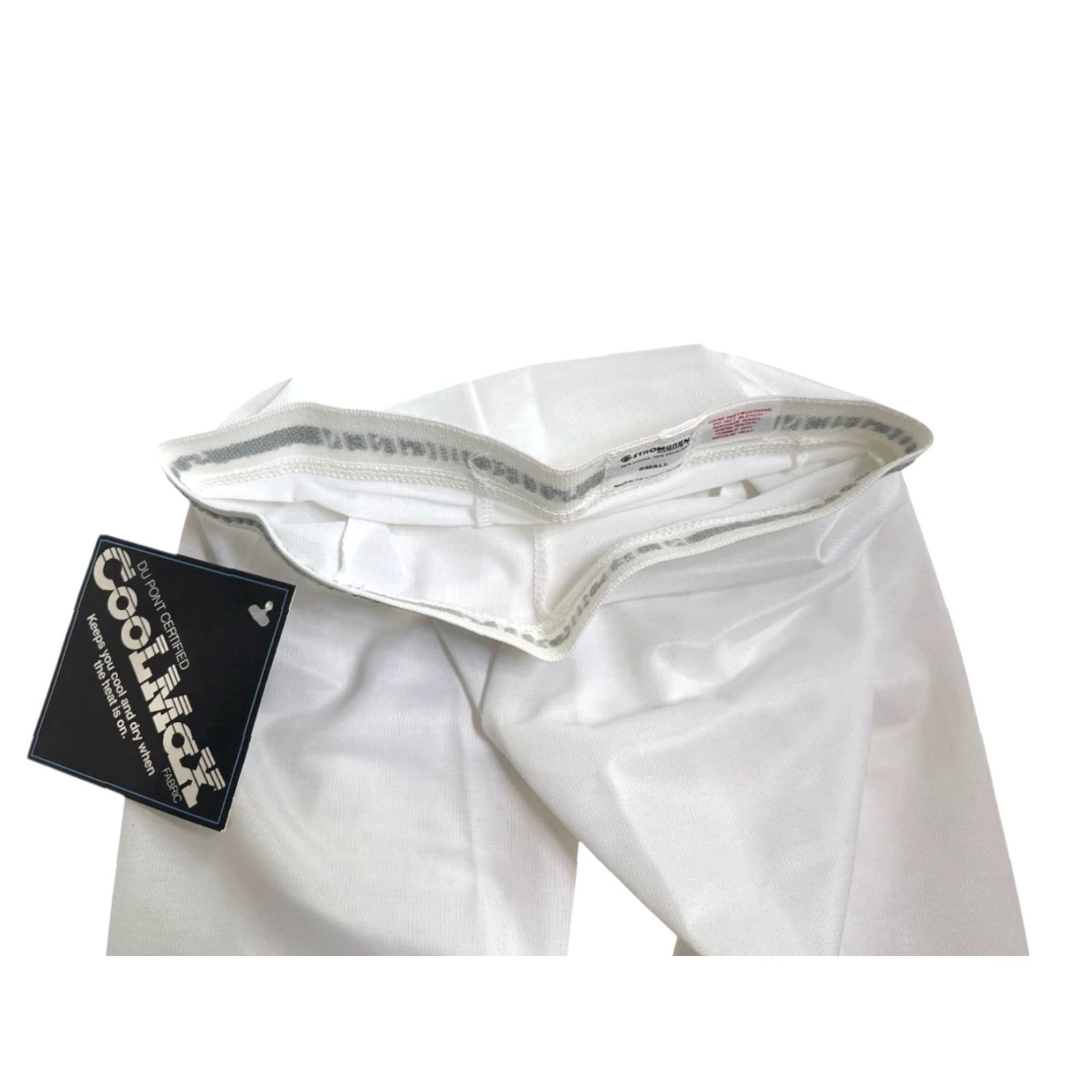 Layer 8 VINTAGE Stromgren Compression Tights Mens Small White 90s NOS NWT Coolmax Lycra Leggings Activewear Size US 29 - 5 Thumbnail
