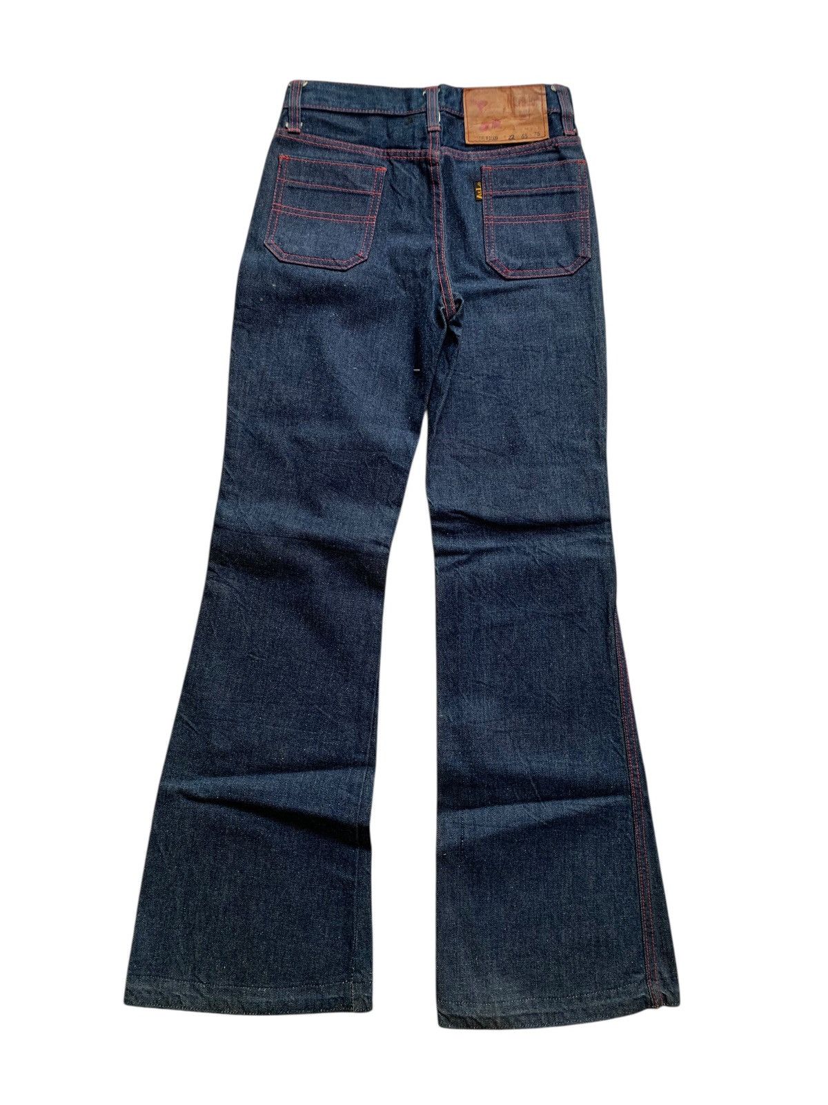 Vintage Vintage late 60's Flare Navajon Flared Denim Pants Size 24" / US 00 / IT 34 - 7 Thumbnail