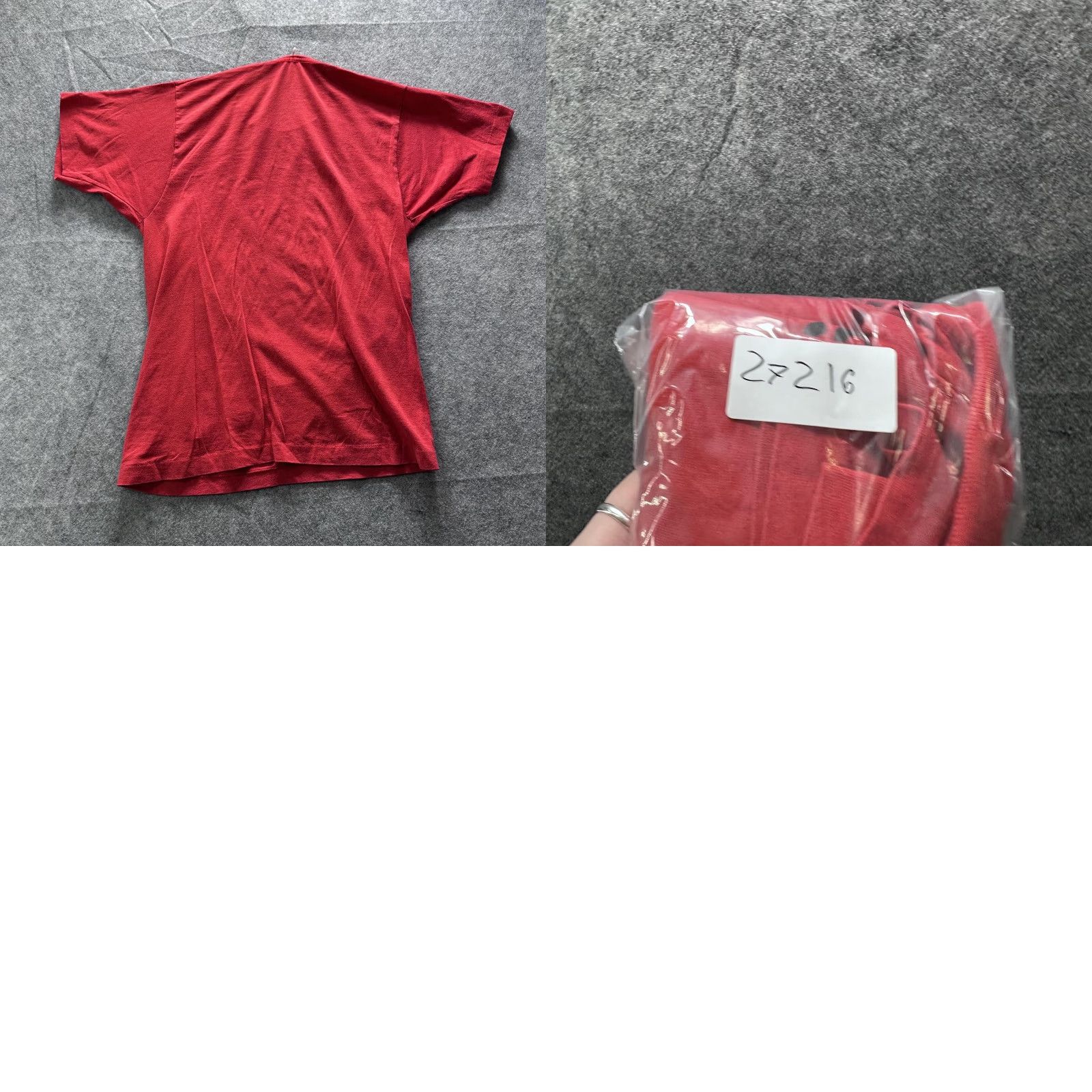 Logo 7 VINTAGE Fire Escape Jesus Shirt Mens L Red Graphic Tee Script Logo Religious Crewneck Size US L / EU 52-54 / 3 - 8 Thumbnail