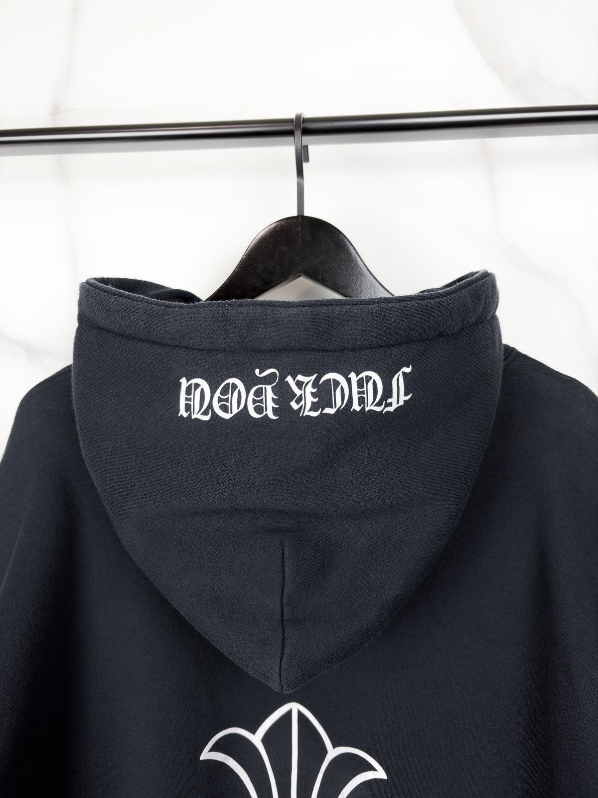 Chrome Hearts Chrome Hearts Vintage Cross Plus Heavy Thermal Zip Up Hoodie Size US XXL / EU 58 / 5 - 9 Thumbnail