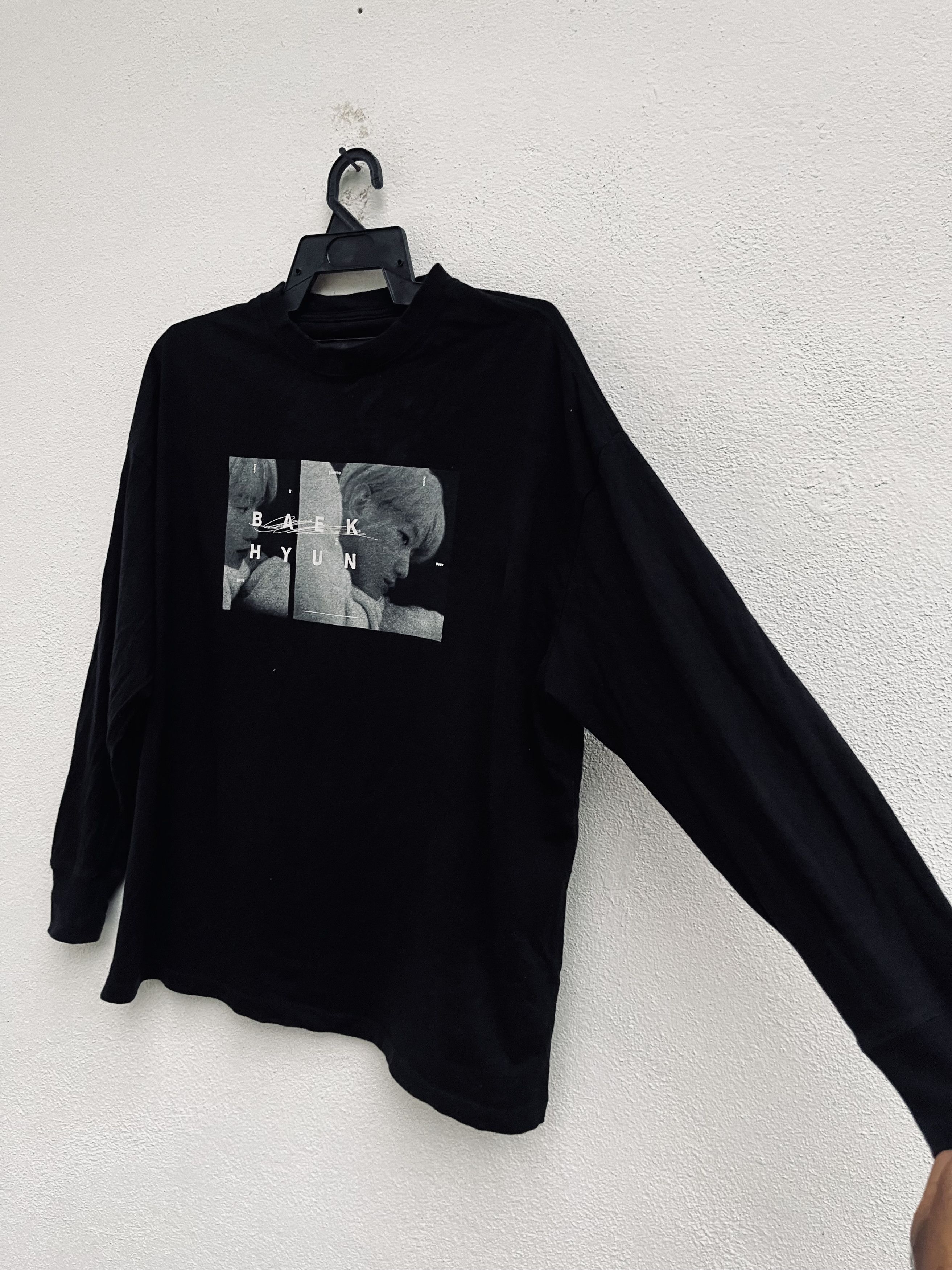 Band Tees × Japanese Brand Vintage Bark Hyun Gone Over Black Long Sleeve Size US M / EU 48-50 / 2 - 4 Thumbnail