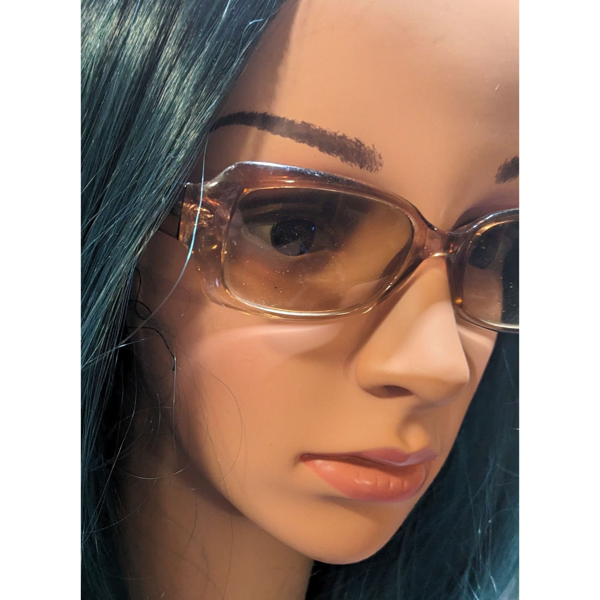 Donald Pliner Vintage Donald J Pilner Translucent Sunglasses Size ONE SIZE - 9 Thumbnail