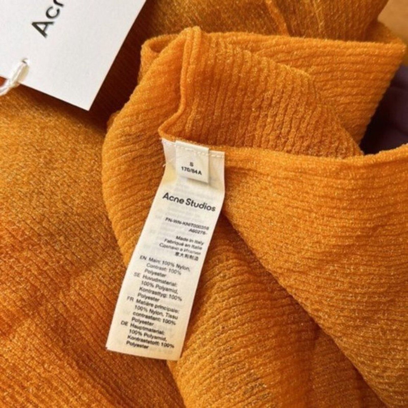 Acne Studios Acne orange asymmetrical sleeveless top S Size S / US 4 / IT 40 - 10 Thumbnail