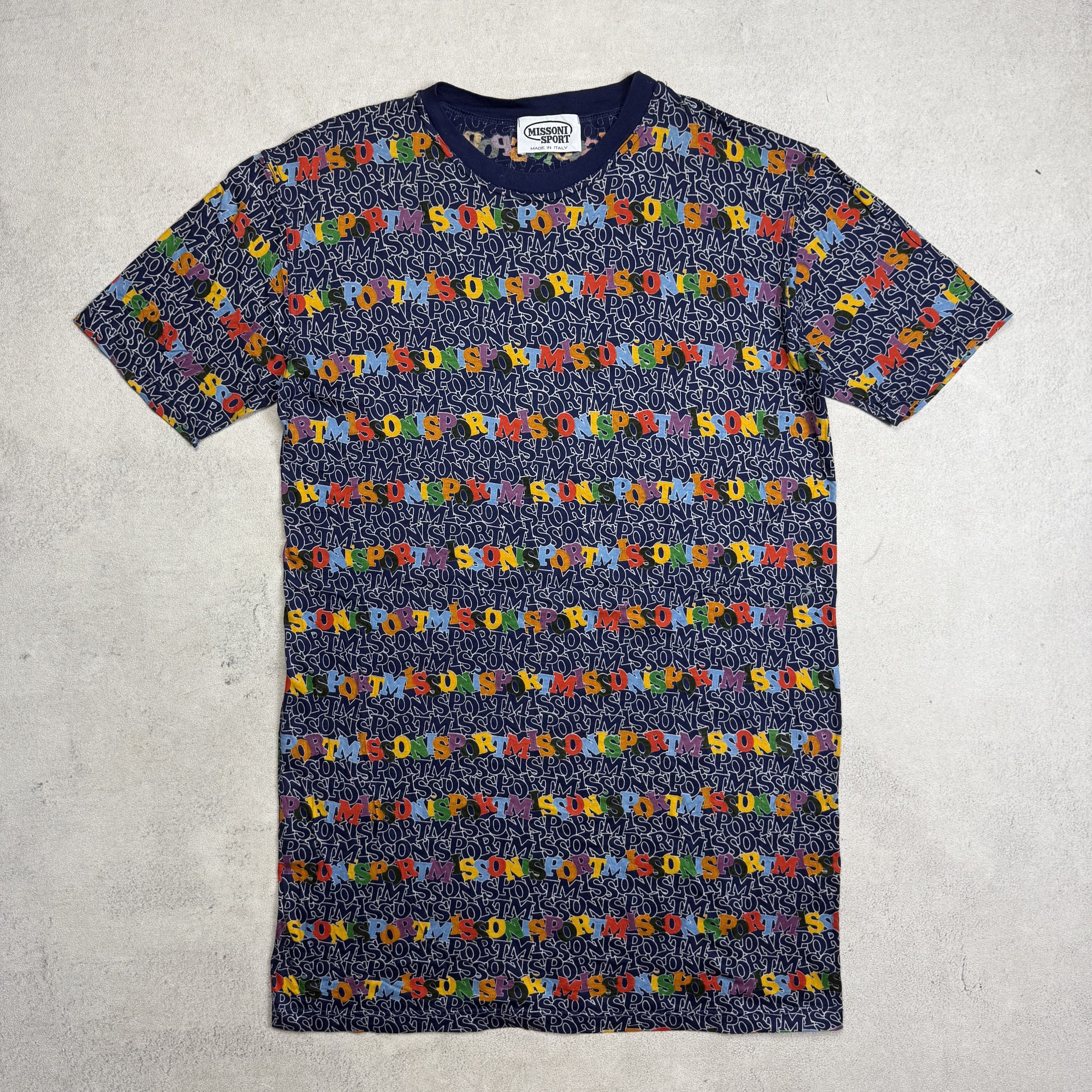 Vintage Missoni Over Print Shirt Top