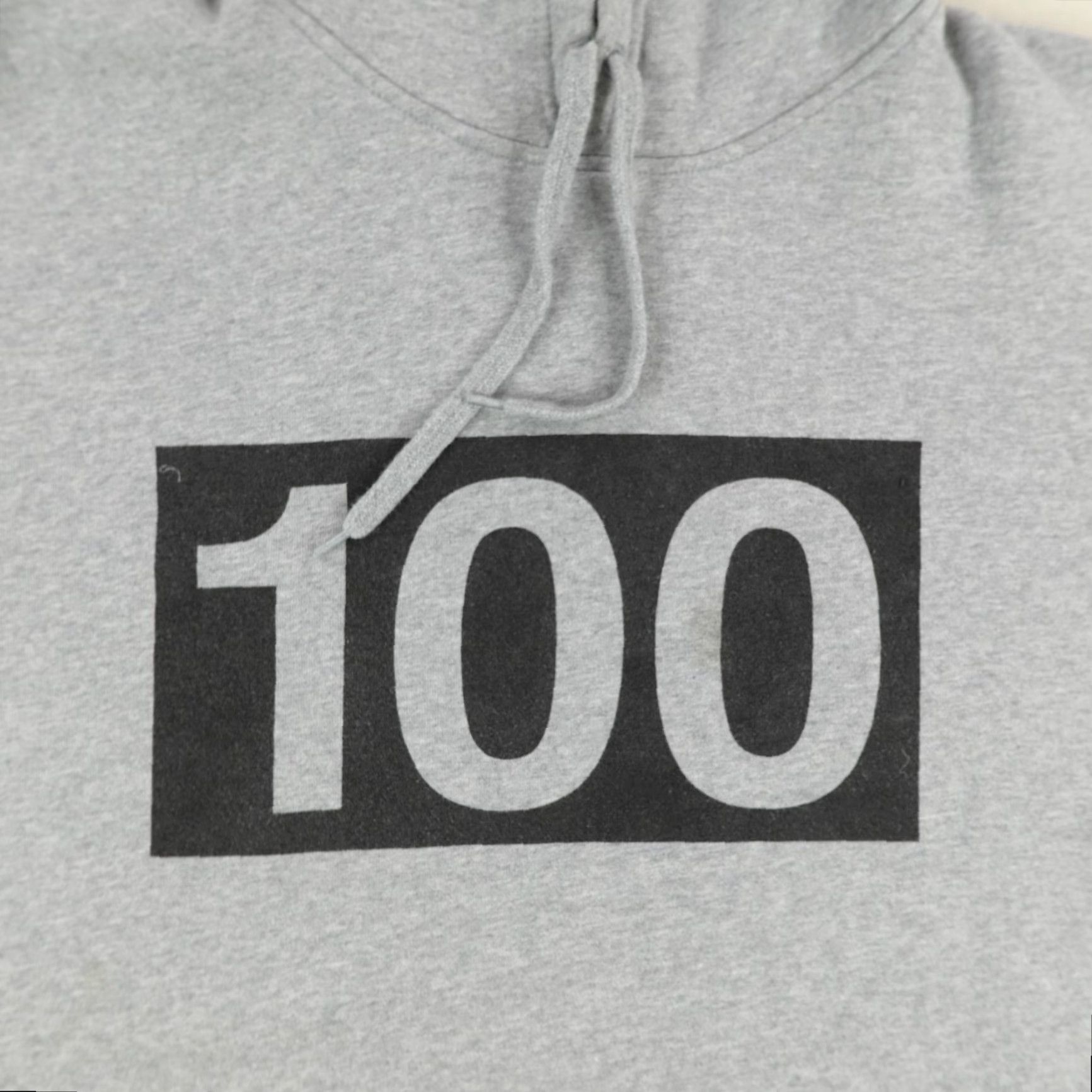 100 Thieves VINTAGE 100 Thieves Hoodie Men Large Gray Black Pullover Sweatshirt Knit Logo Graphic Print Hooded Pockets Mens Size US L / EU 52-54 / 3 - 2 Thumbnail