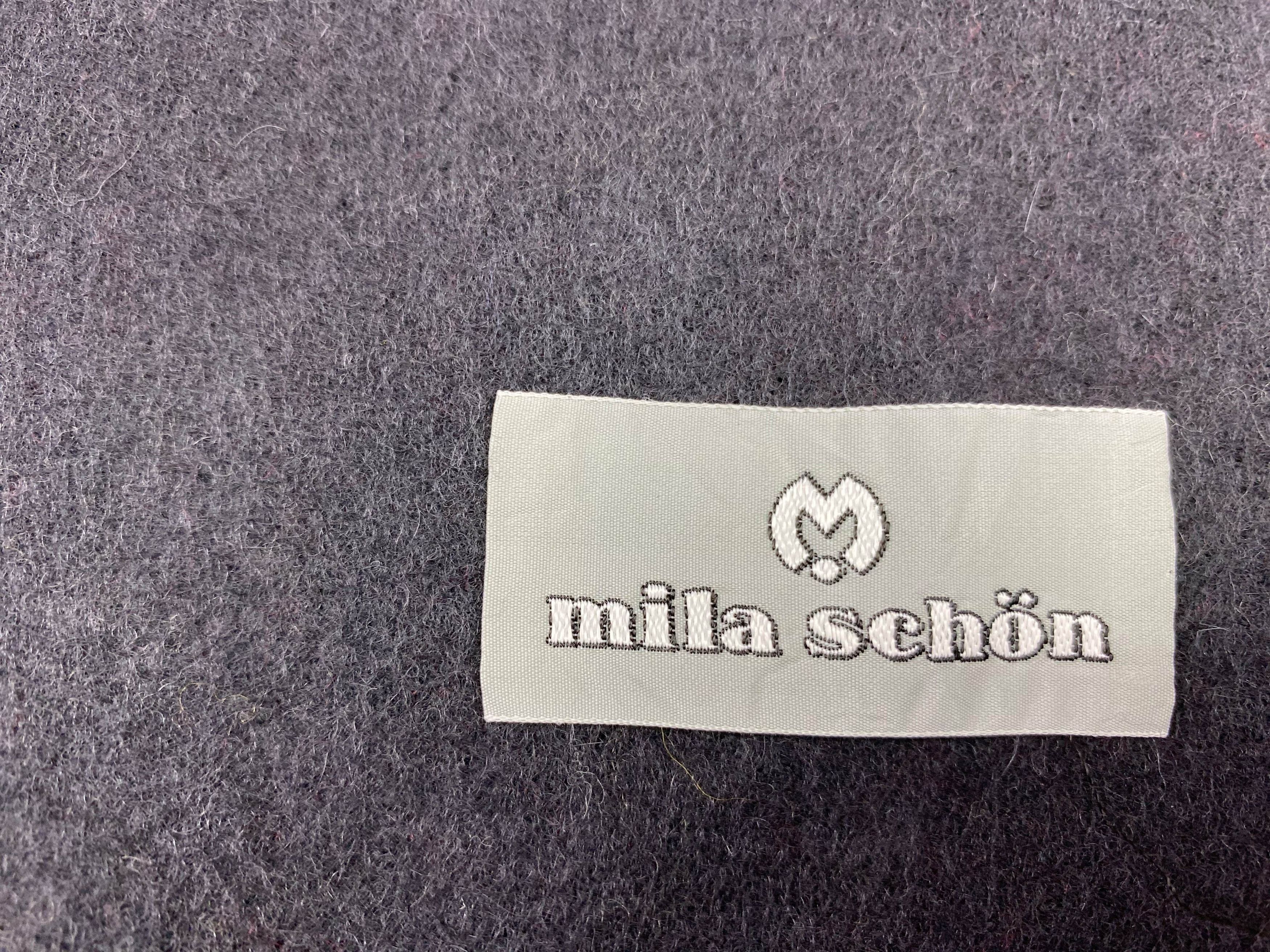 Mila Schon Vintage Mila Schön Checkered Wool-Blend Scarf Luxury Wrap Size ONE SIZE - 9 Thumbnail