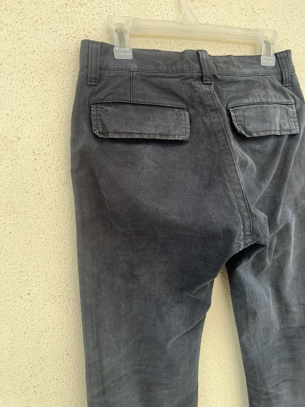 Comme des Garcons Homme Vintage 2005 CDGH AD2005 Distress Faded Waxed Chinos Pant Size US 30 / EU 46 - 17 Thumbnail