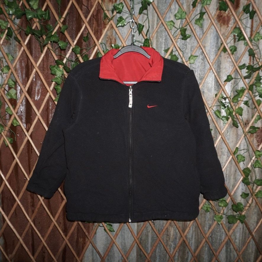 Nike Medium - Vintage Y2K Nike zip up reversible 00s youth jacket Size US M / EU 48-50 / 2 - 3 Thumbnail