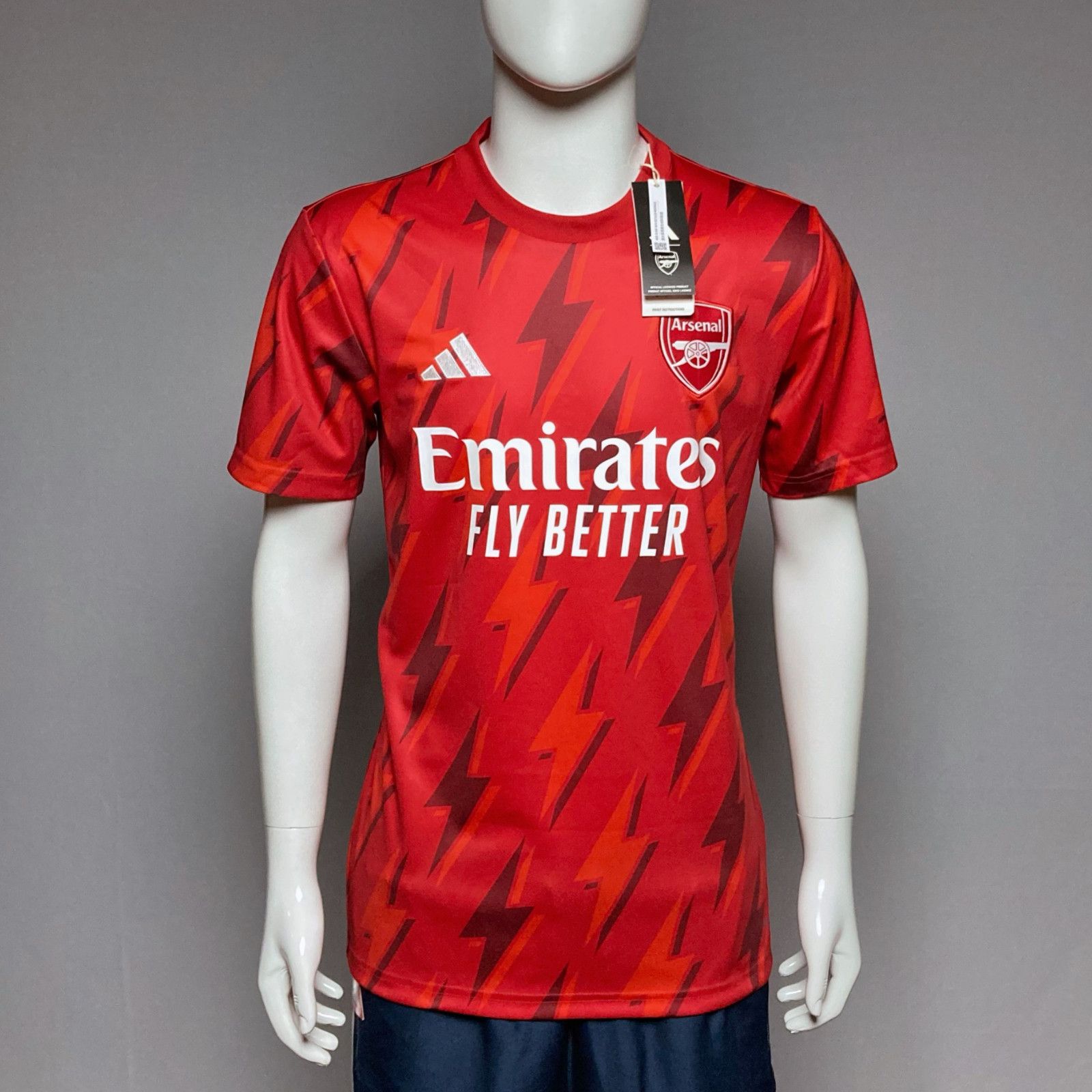 Adidas 2023-24 Arsenal Pre Match Adidas HZ2193 Size US M / EU 48-50 / 2 - 1 Thumbnail