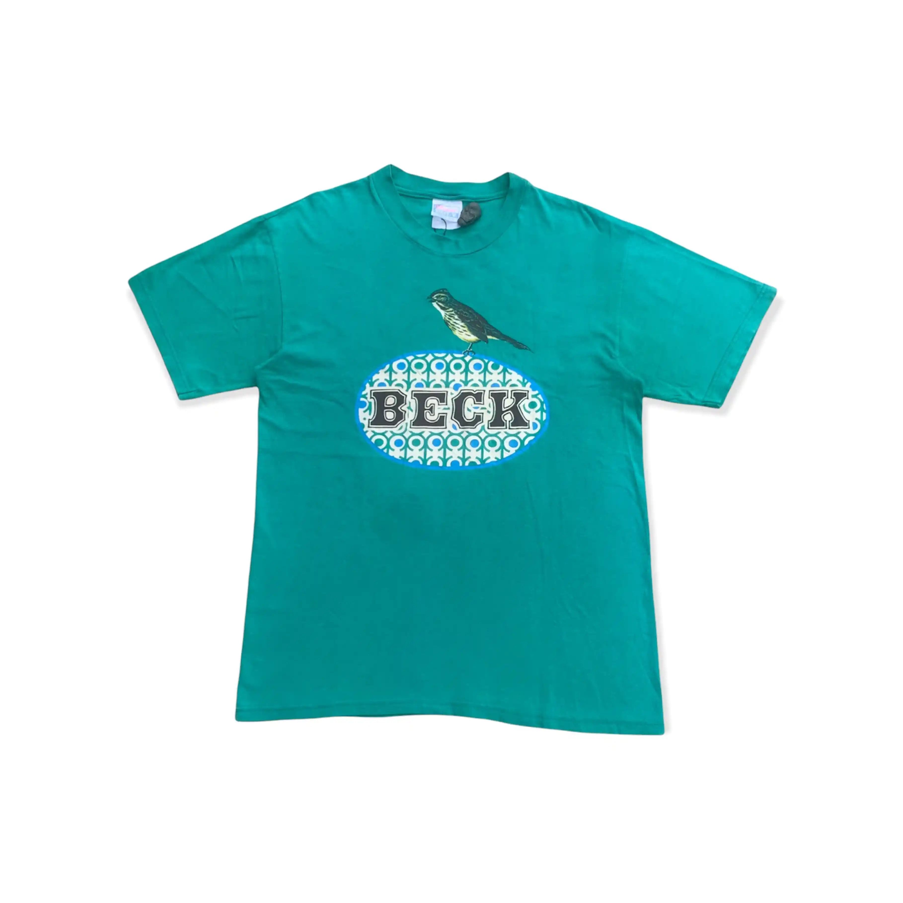 image of Band Tees x Rock Band Vintage Beck Odelay Band Tshirt in Green, Men's (Size Medium)