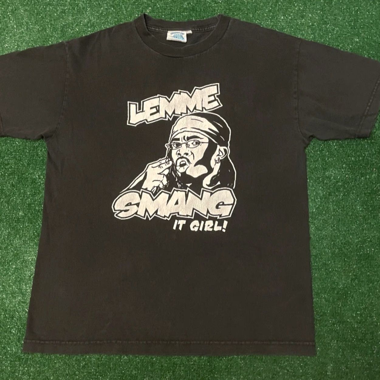 VINTAGE 90s Y2K Yung Humma Lemme Smang It Rap Tee Promo VTG Shirt Mens Size M Black Mens 90s Hip Hop Music T-Shirt