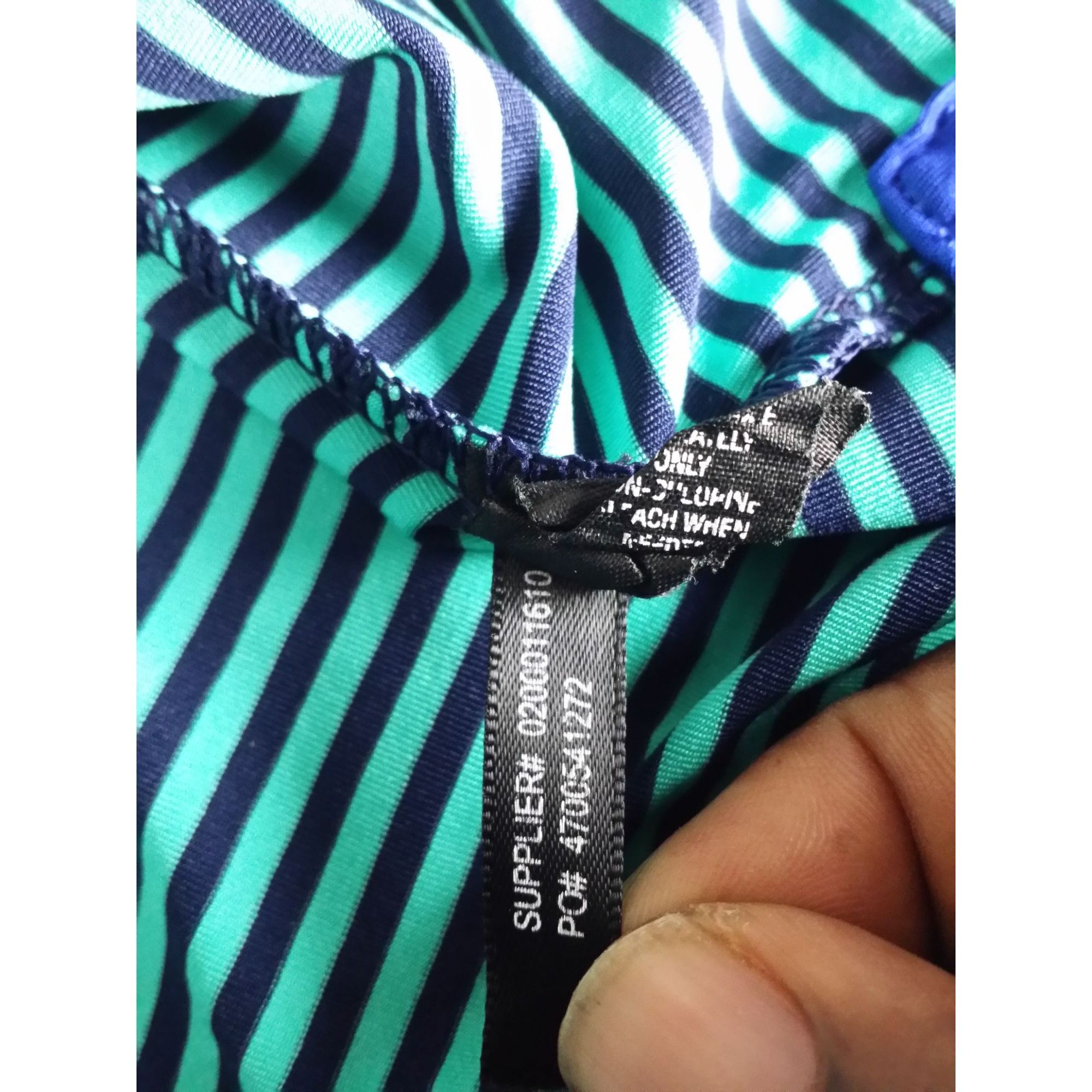 RLX Ralph Lauren RLX Ralph Lauren Polo Shirt Men Sz M Striped Blue Green Golf Size US M / EU 48-50 / 2 - 9 Thumbnail