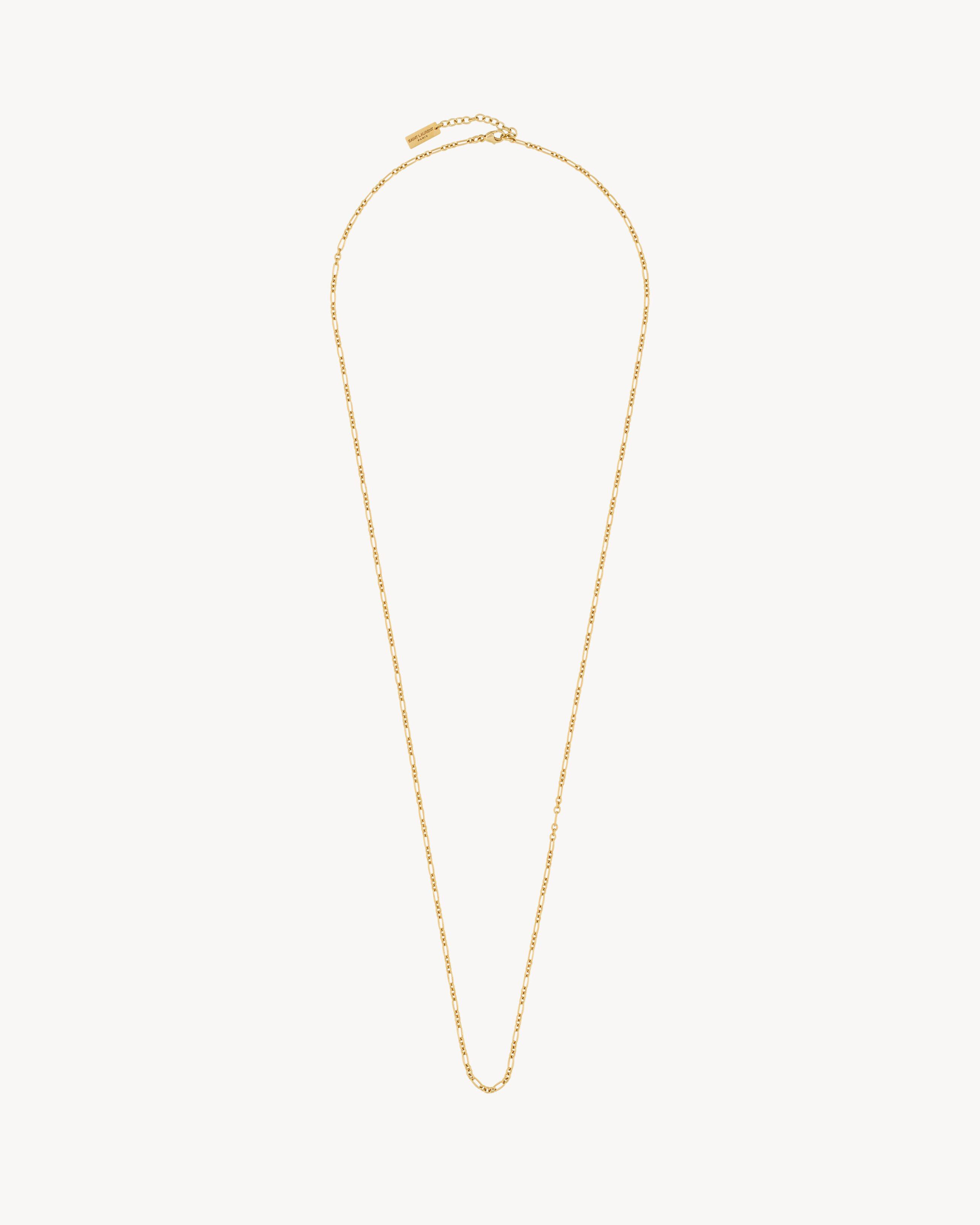 Saint Laurent Paris o1bcso1str1224 Size: OS/Figaro Chain Necklace in Golden Size ONE SIZE - 1 Preview