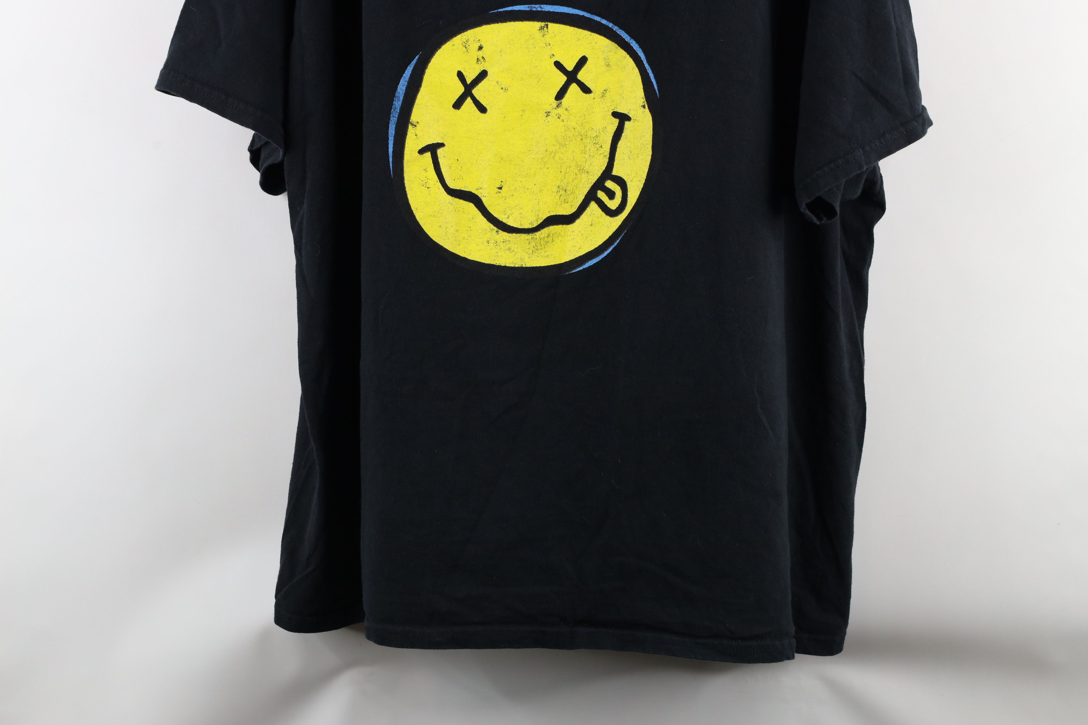Vintage Retro Spell Out Nirvana Band Short Sleeve T-Shirt Black Size US XXL / EU 58 / 5 - 3 Thumbnail