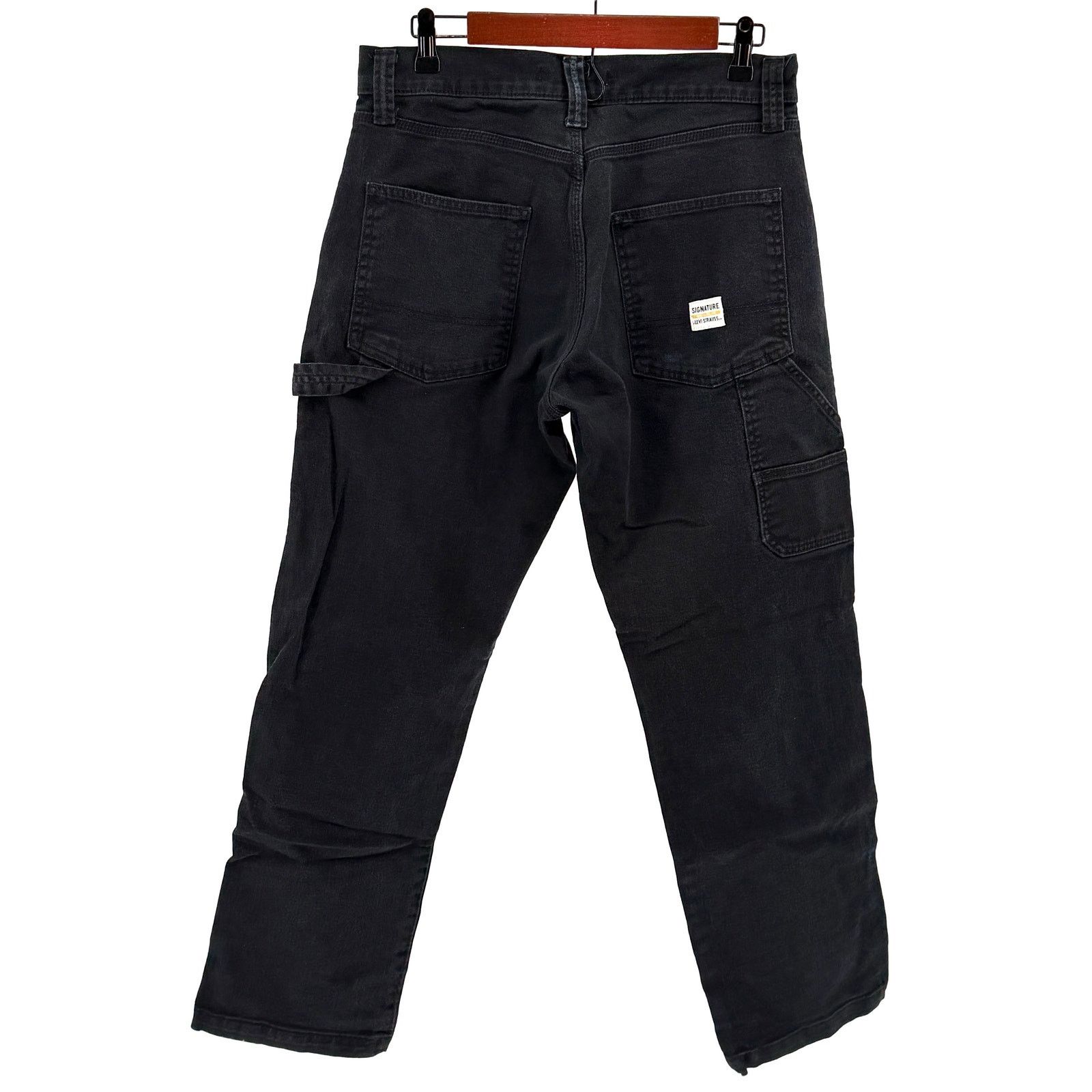 Levi's Levi’s Signature Gold Black Carpenter Utility Denim Jeans Size US 32 / EU 48 - 4 Thumbnail