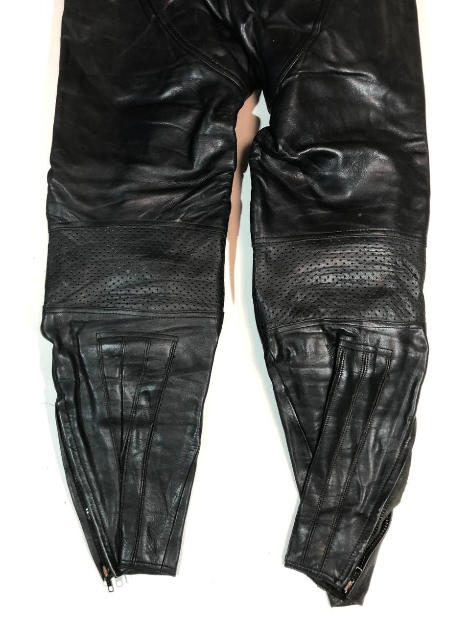 Leather × Vintage Germot Vintage Rare Moto Racing Leather Pants Size US 31 - 7 Thumbnail