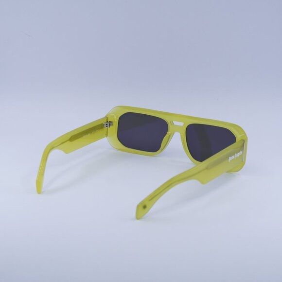 Palm Angels Palm Angels PERI102 WILLOW 1807 Sunglasses Yellow Rectangle Size ONE SIZE - 10 Thumbnail