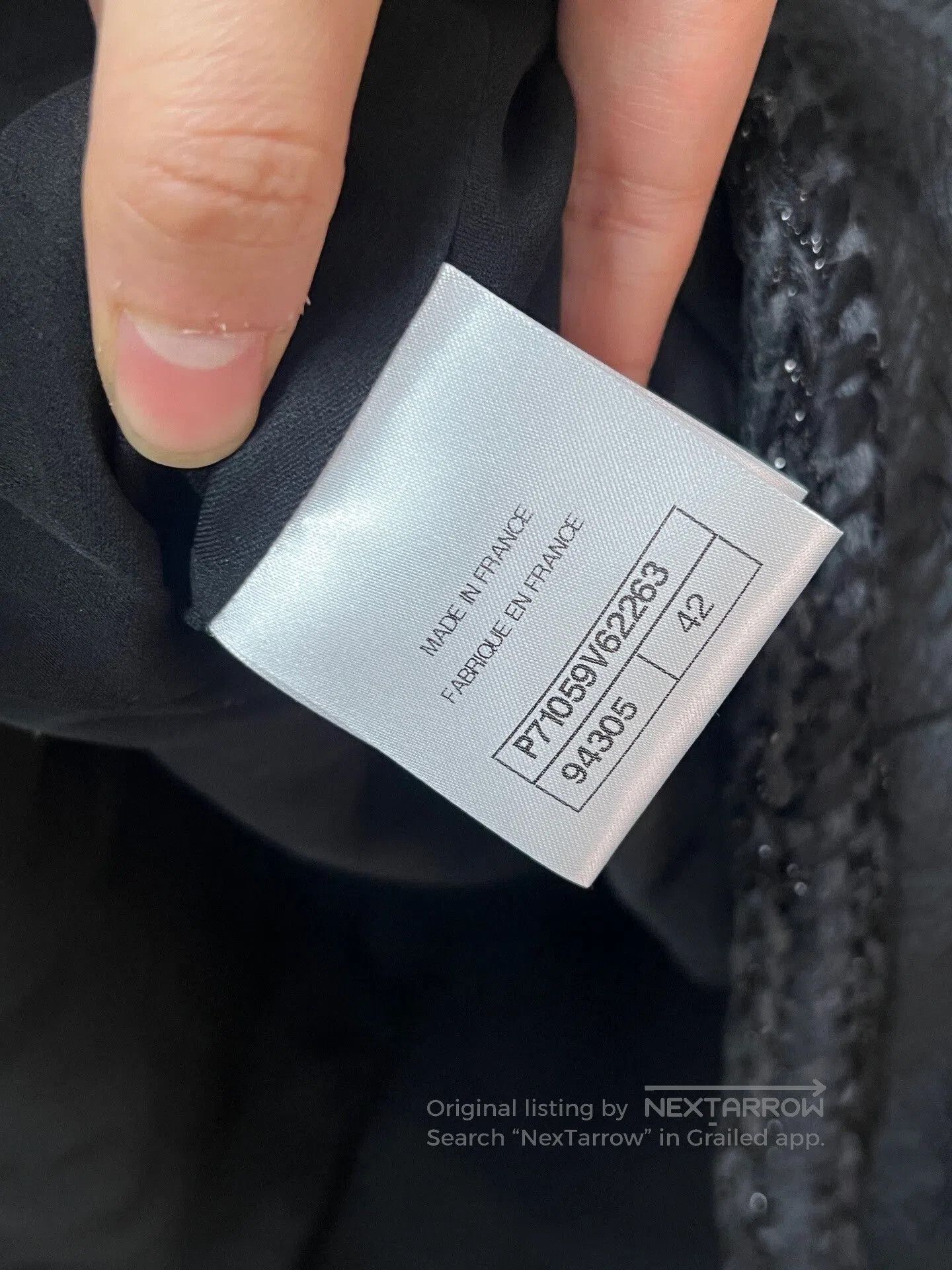 Chanel Chanel Black Double C Embossed Jacket. Size L / US 10 / IT 46 - 5 Thumbnail