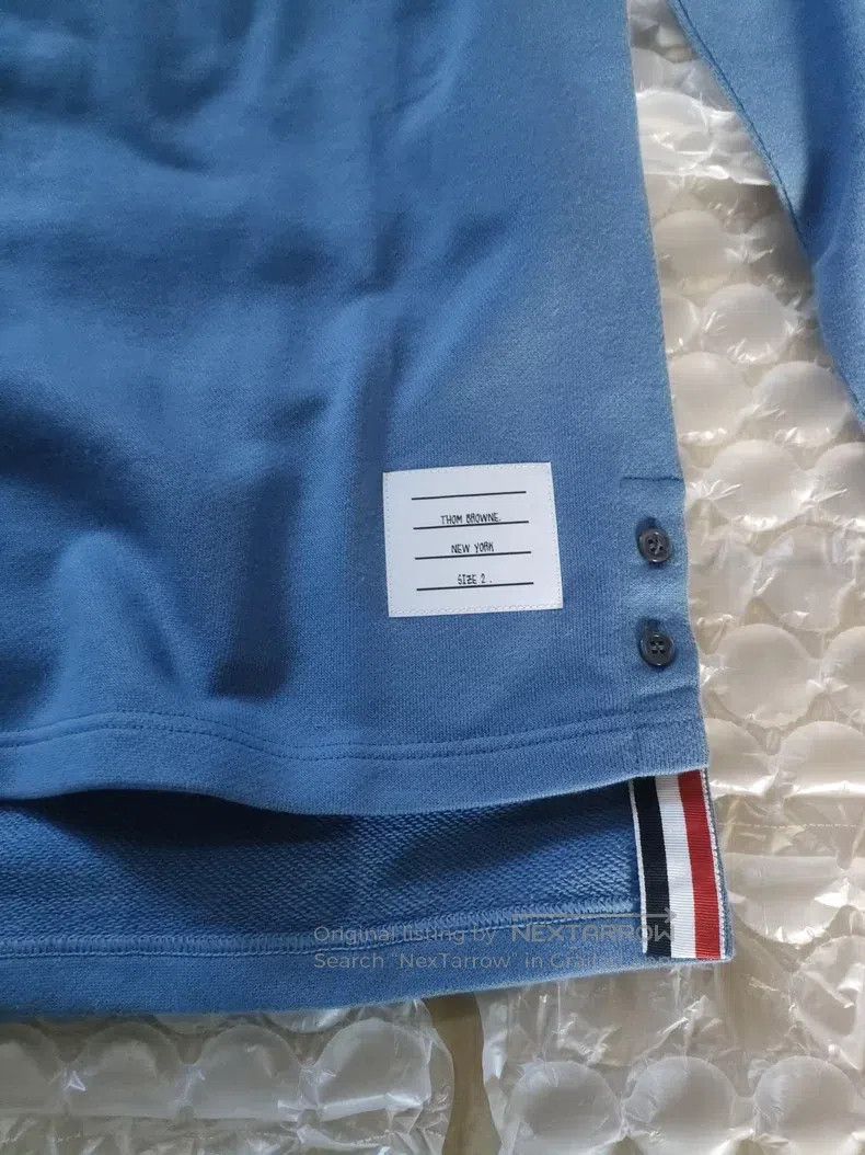 Thom Browne Thom Browne Solid color chest pocket loose round-neck stra Size US M / EU 48-50 / 2 - 5 Thumbnail