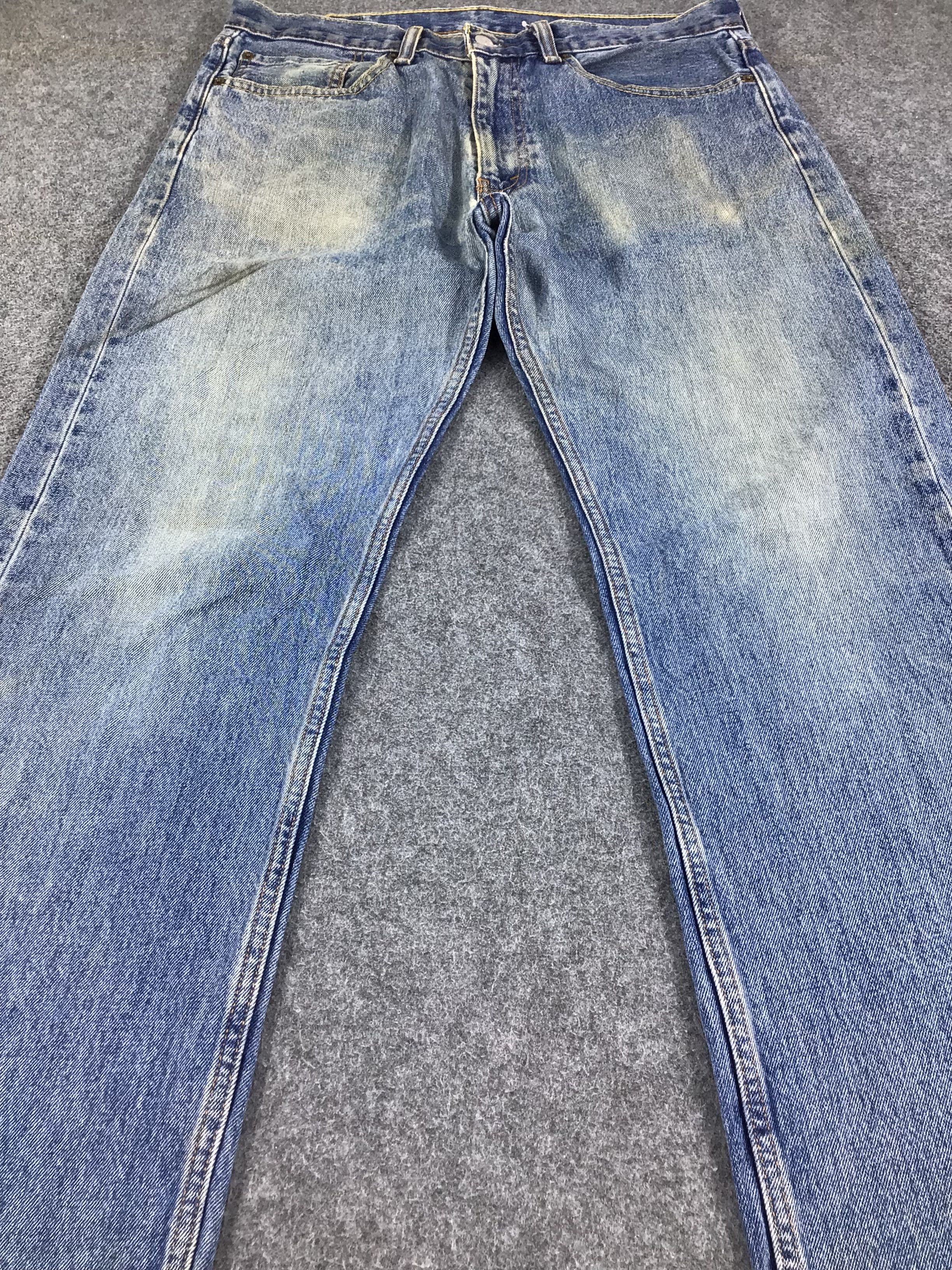 Levi's Vintage Blue Wash Levis 505 Jeans -J865 Size US 35 - 3 Thumbnail