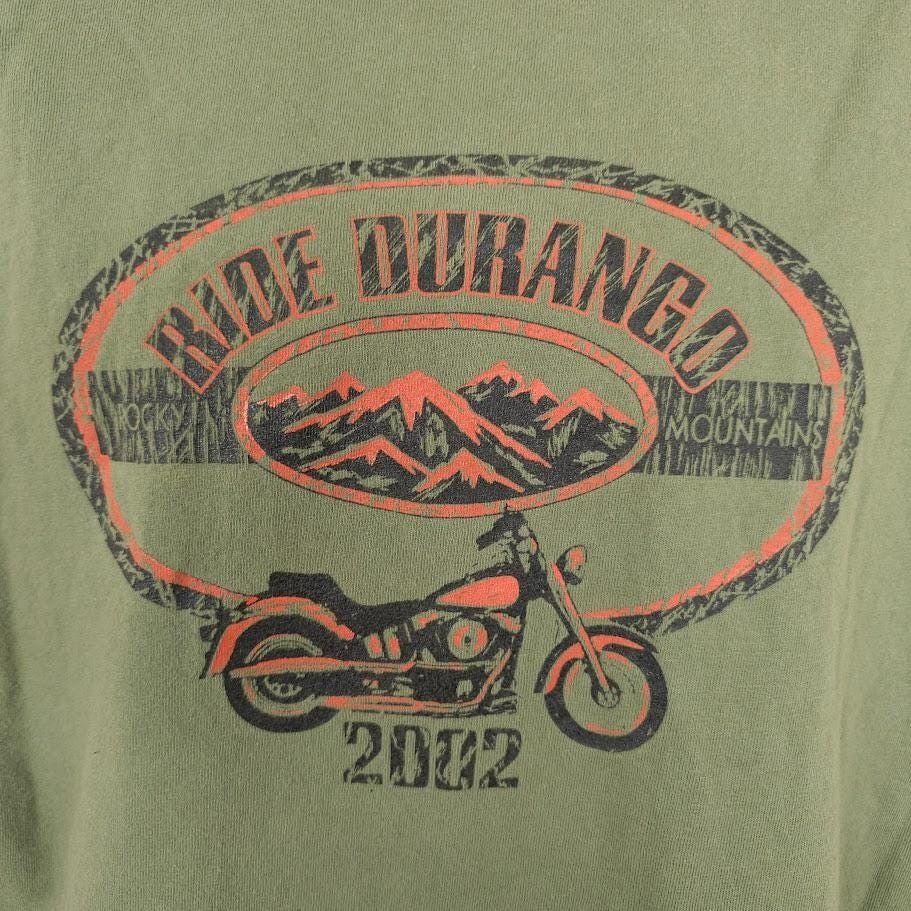 Vintage Vintage Ride Durango T Shirt Mens Size Large Green Y2K 2002 Size US L / EU 52-54 / 3 - 2 Thumbnail