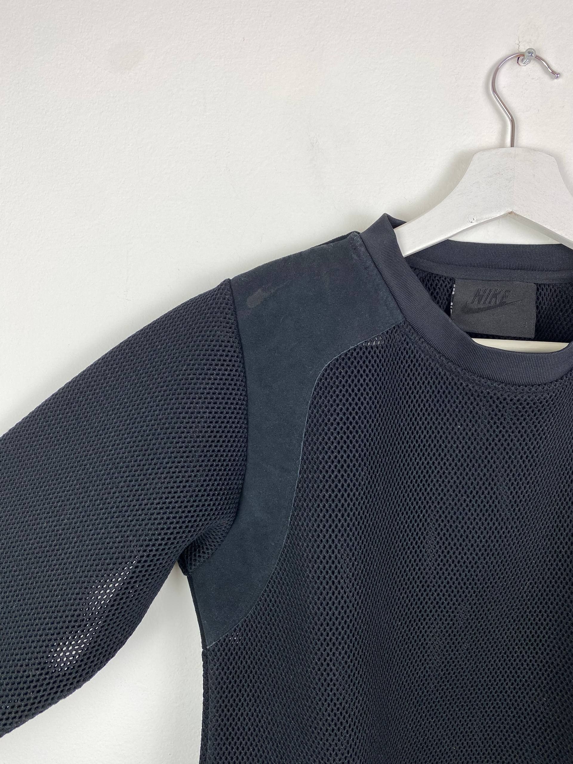 Nike Archive Nike NSW Tech Mesh Crewneck Sweatshirt Black Lab Size US S / EU 44-46 / 1 - 7 Thumbnail