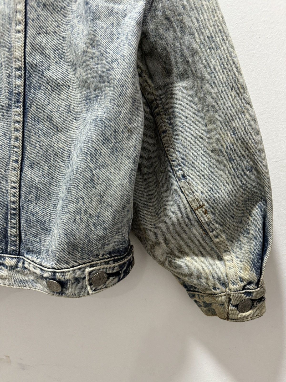 Levi's VINTAGE LEVIS ALASKA ORANGE TAB J02 ACID WASH DENIM JACKET Size US M / EU 48-50 / 2 - 11 Thumbnail