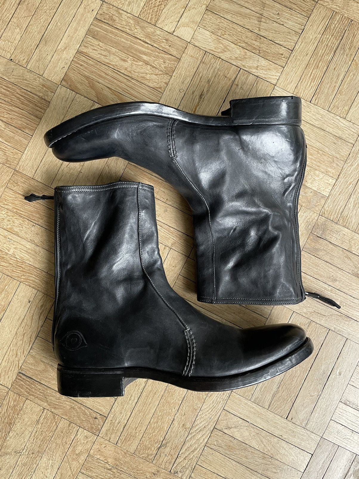 image of Leclaireur Back Zip Boots in Black, Men's (Size 7)