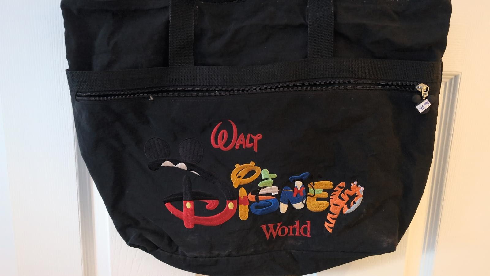 Disney Walt Disney World Shoulder Tote Bag 20"Weekender Embroidered Size ONE SIZE - 2 Thumbnail