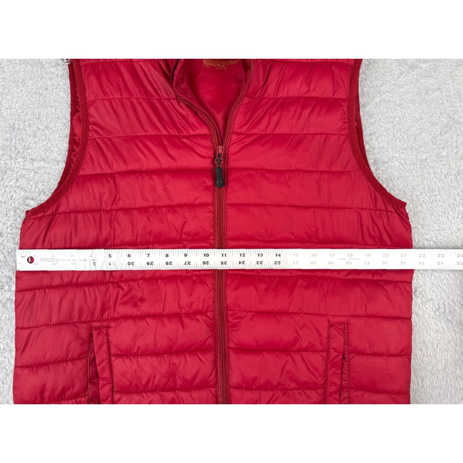 Vintage Xersion Vest Womens Medium Red Packable Full Zip Nylon Shell Lined Pockets Jacket Womens Regular Red 90s? Size M / US 6-8 / IT 42-44 - 6 Thumbnail