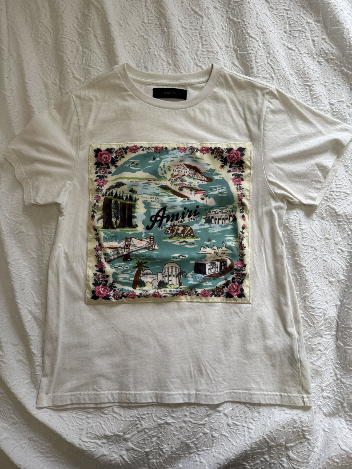 Amiri Amiri white graphic tshirt Size US XS / EU 42 / 0 - 1 Thumbnail