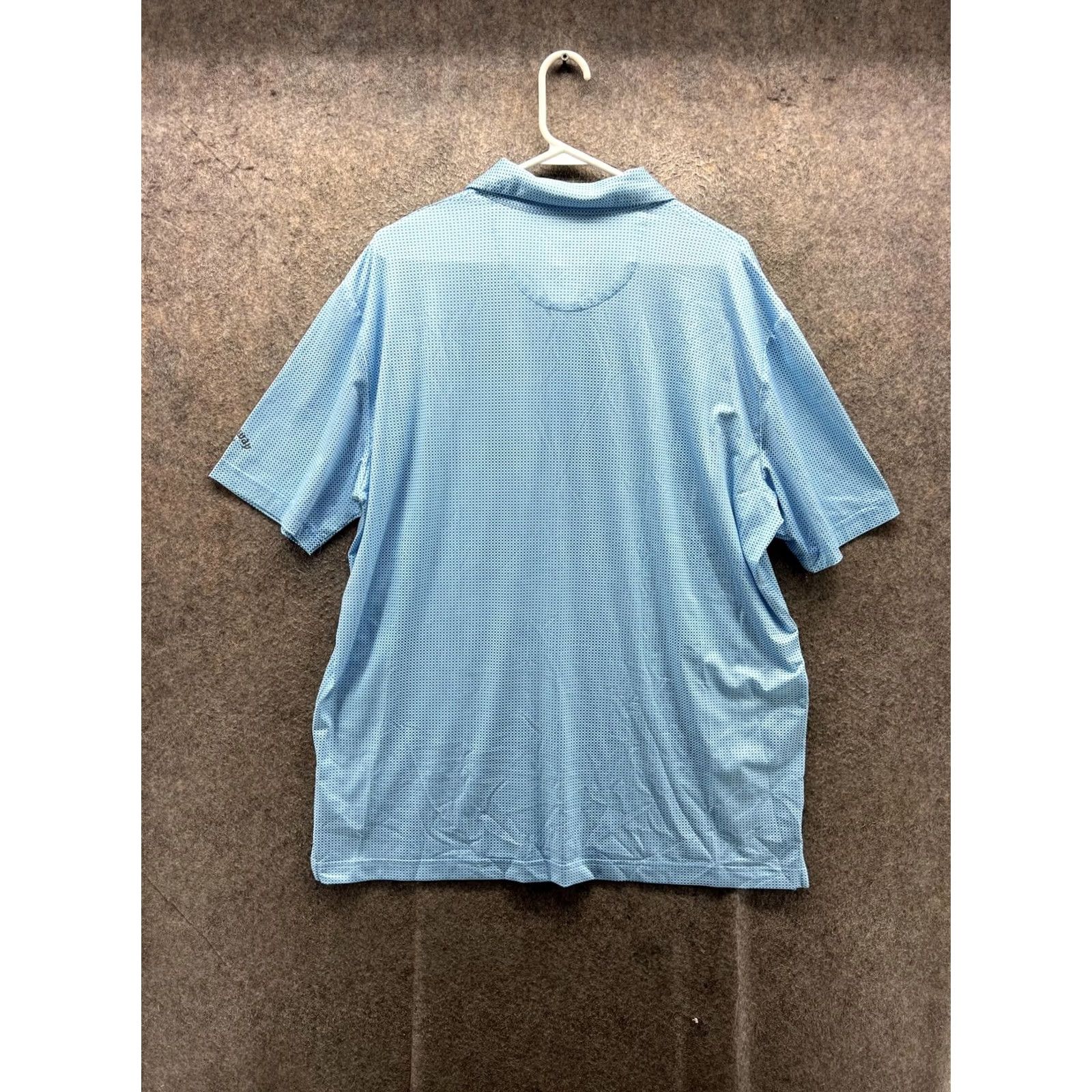 Callaway Callaway Polo Shirt Mens L Blue Gingham Opti-Dri Stretch Golf Performance Shirt Size US L / EU 52-54 / 3 - 6 Thumbnail