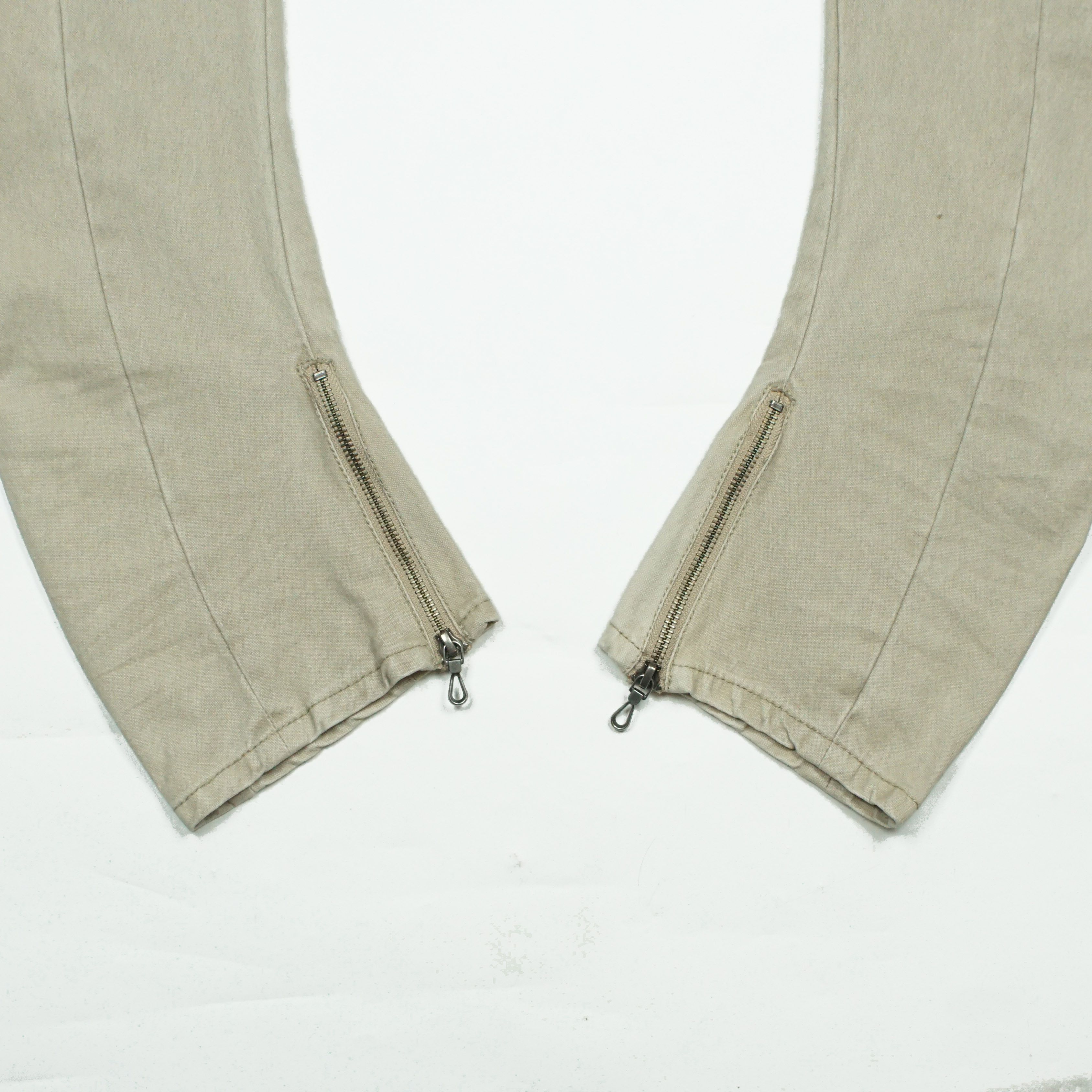 Gene Par Yukio Mishiba *NoTariff Yukio Mishiba Gene Par Banana Cut Zip Leg Pants Size US 34 / EU 50 - 5 Thumbnail