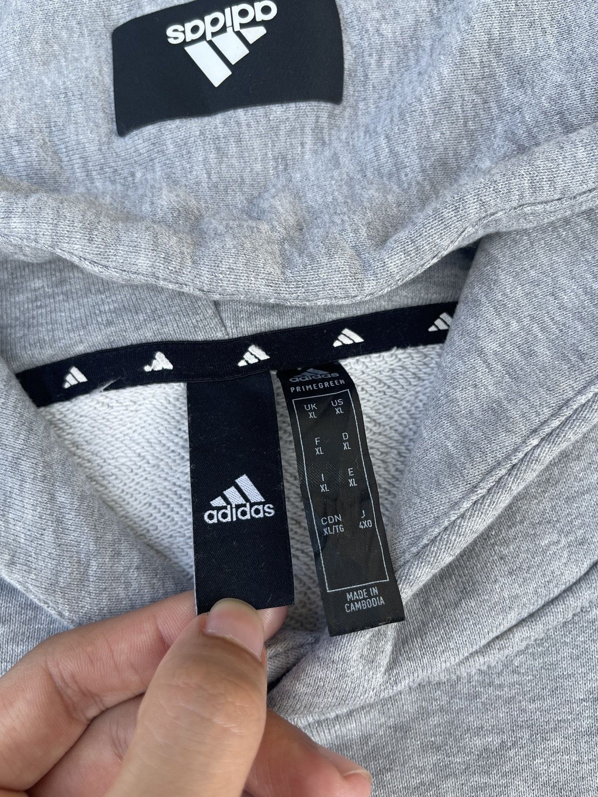 Adidas Adidas Big Logo Pullover Hoodie Size US XXL / EU 58 / 5 - 8 Thumbnail