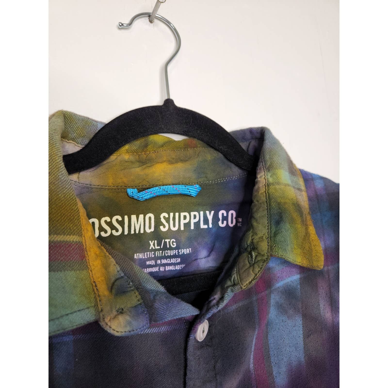Mossimo Flannel Custom Ice Tie Dye Grunge Cobain Earth Tones Nature Size US XL / EU 56 / 4 - 4 Thumbnail