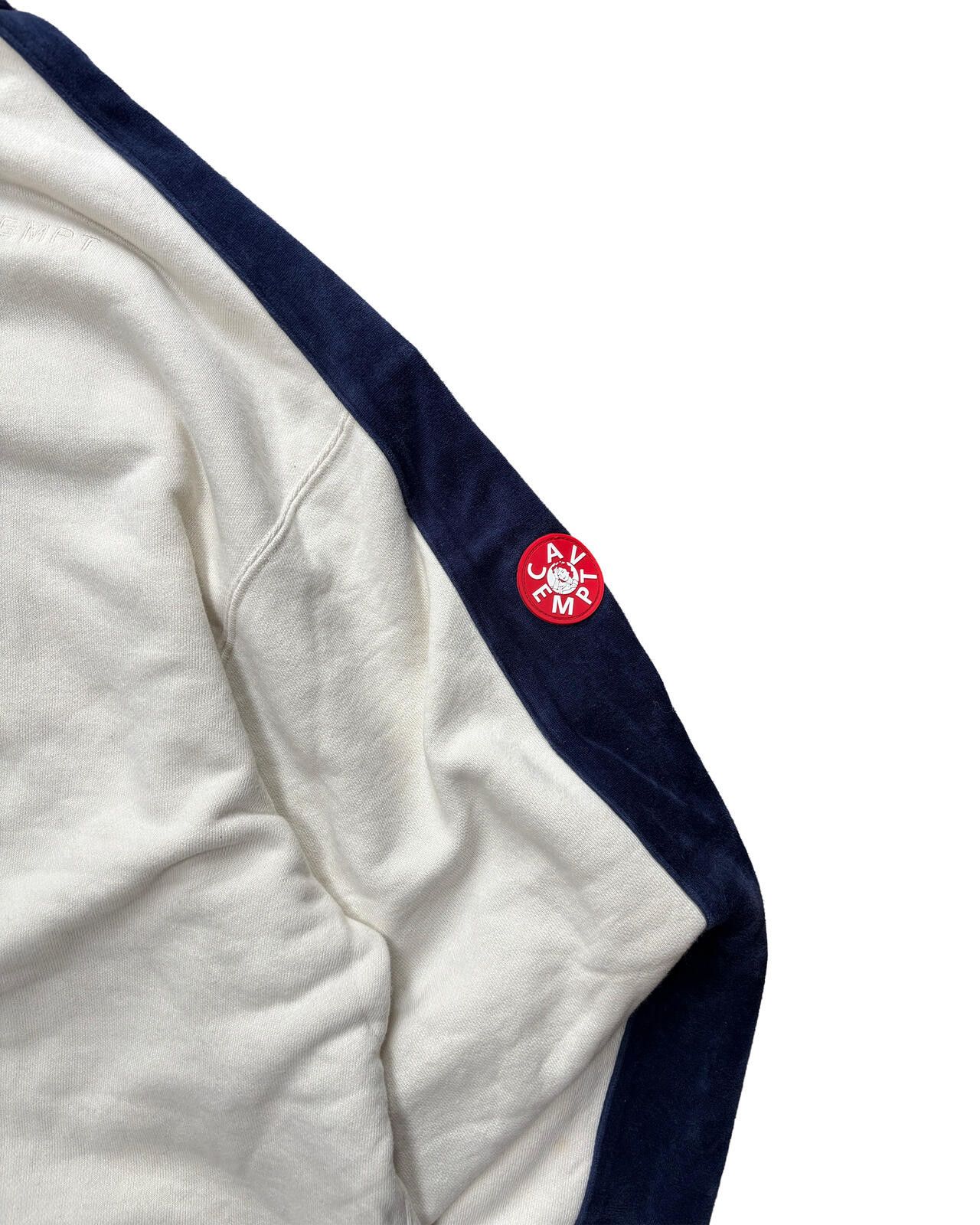 Cav Empt Cav Empt C.E Quarter Zip Sweatshirt White Blue Large Size US L / EU 52-54 / 3 - 2 Thumbnail